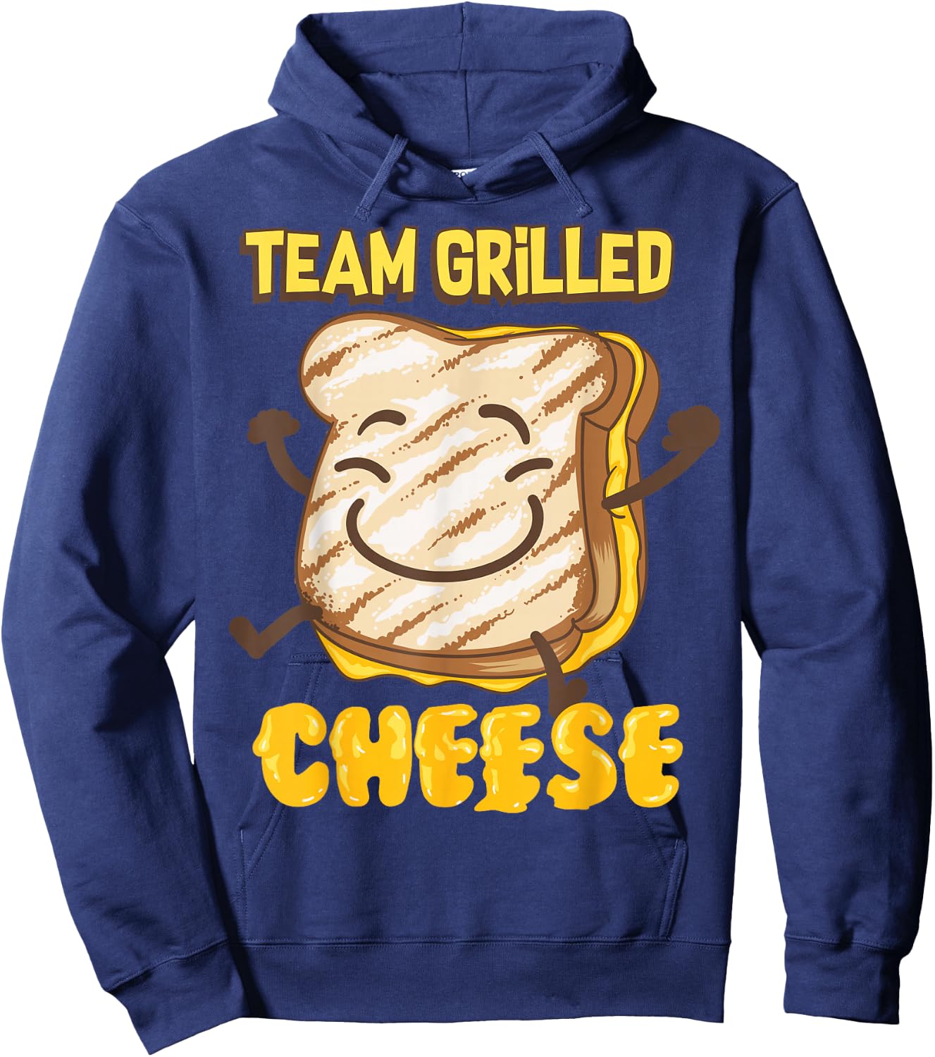 Team Grilled Cheese Shirt | Cute Love Grilled Cheddar Gift Hoodie - Hoodie | Navy