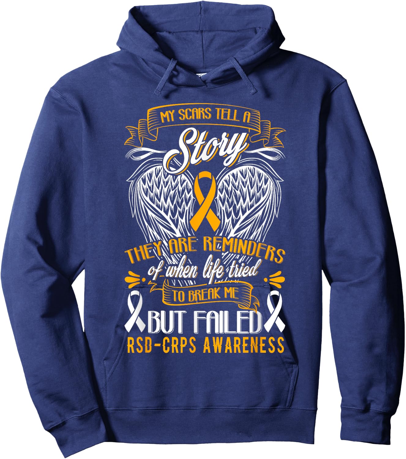 Rsd Crps Awareness Shirt Hoodie - Hoodie | Navy