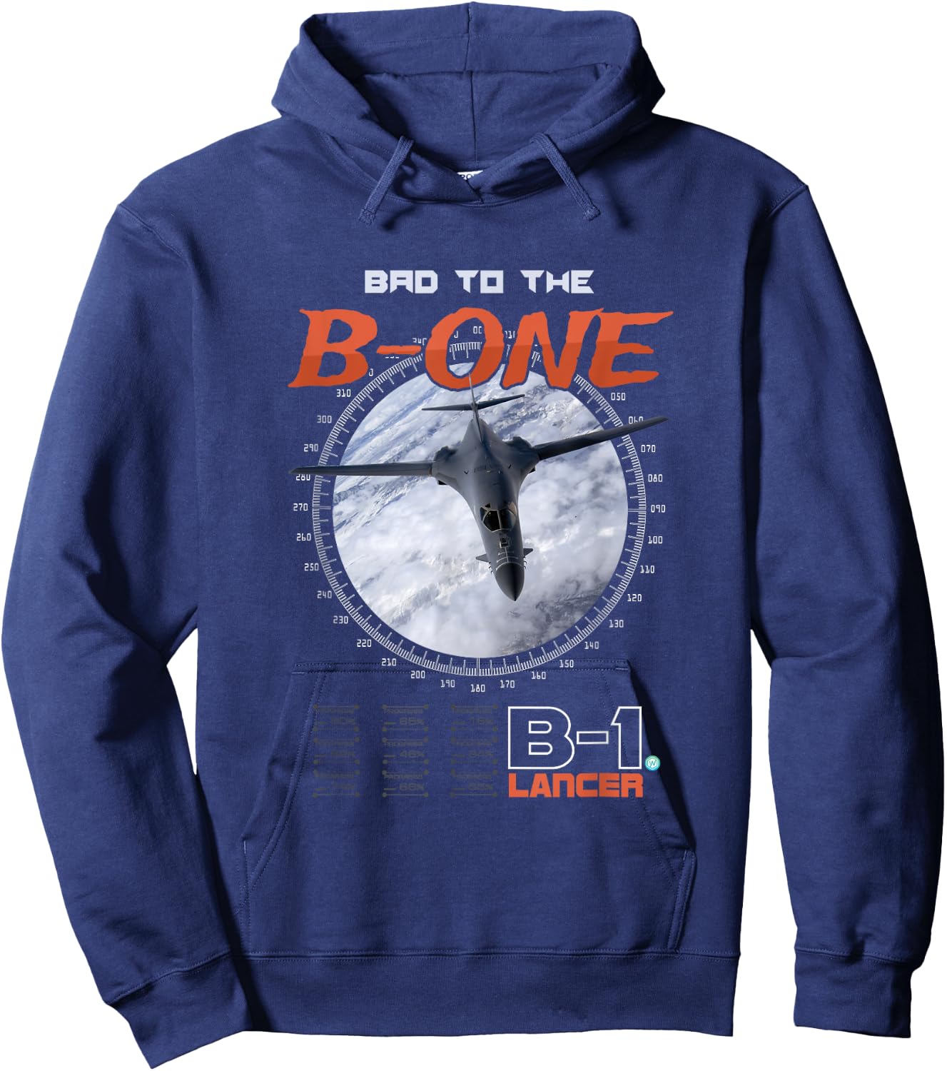 B-1 Lancer Air Force Bomber T shirt Gift Hoodie - Hoodie | Navy