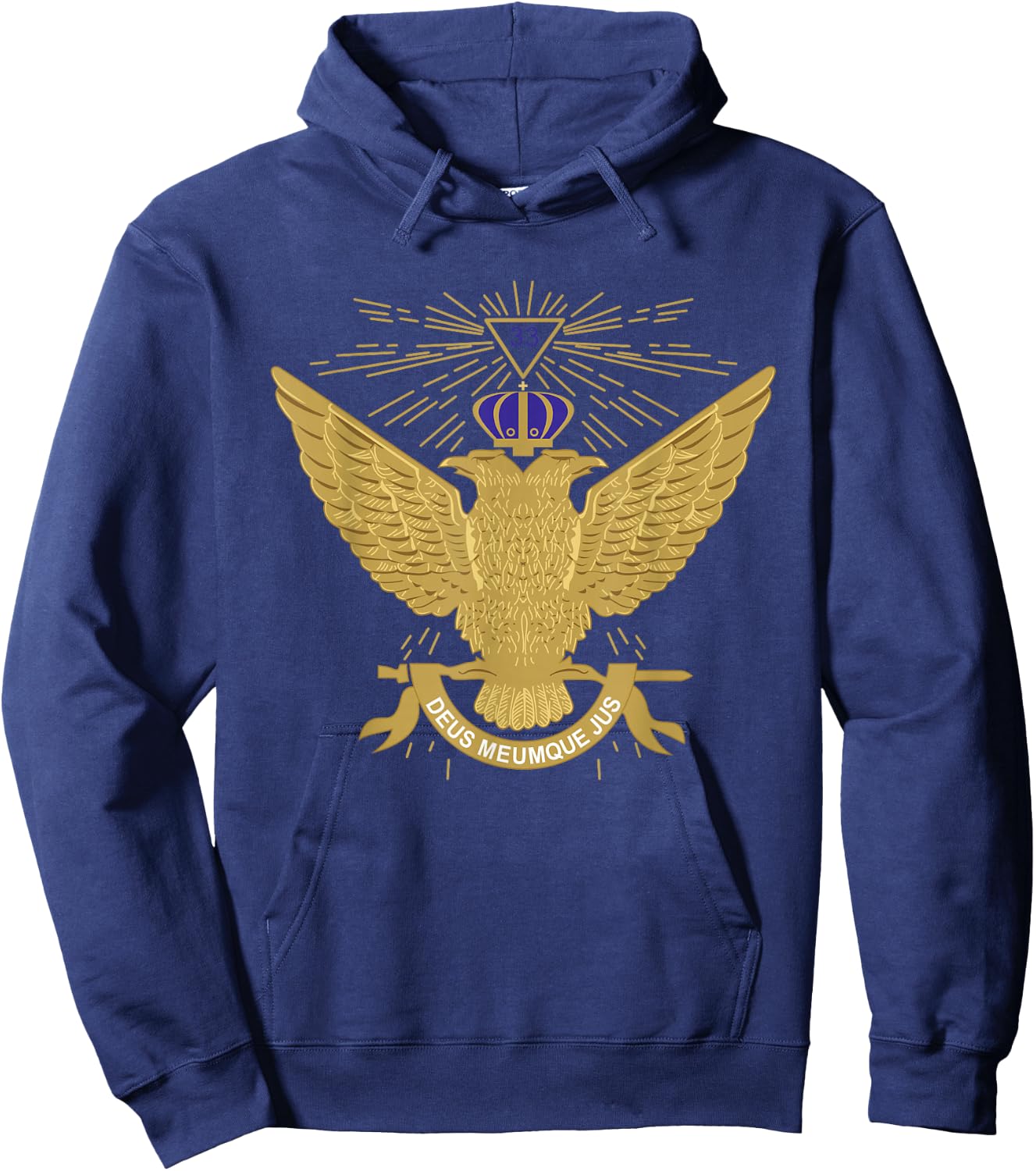 33rd Degree Mason T Shirt Masonic Scottish Rite Up Hoodie - Hoodie | Navy