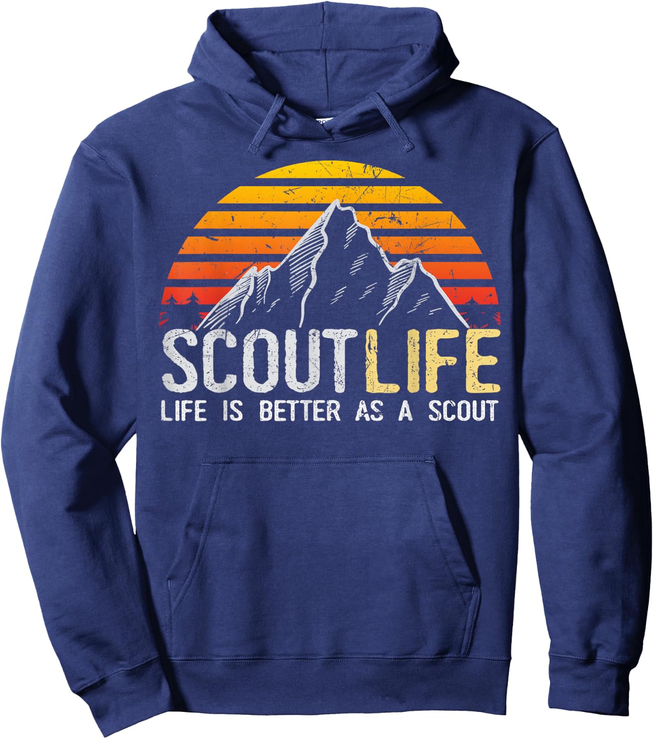 Scout Life and Life Is Better As A Scout Scouting Hoodie - Hoodie | Navy