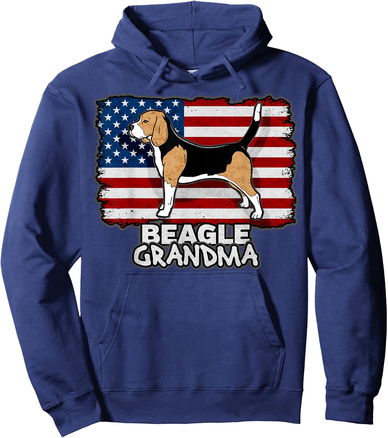 Beagle Grandma Hoodie - Hoodie | Navy