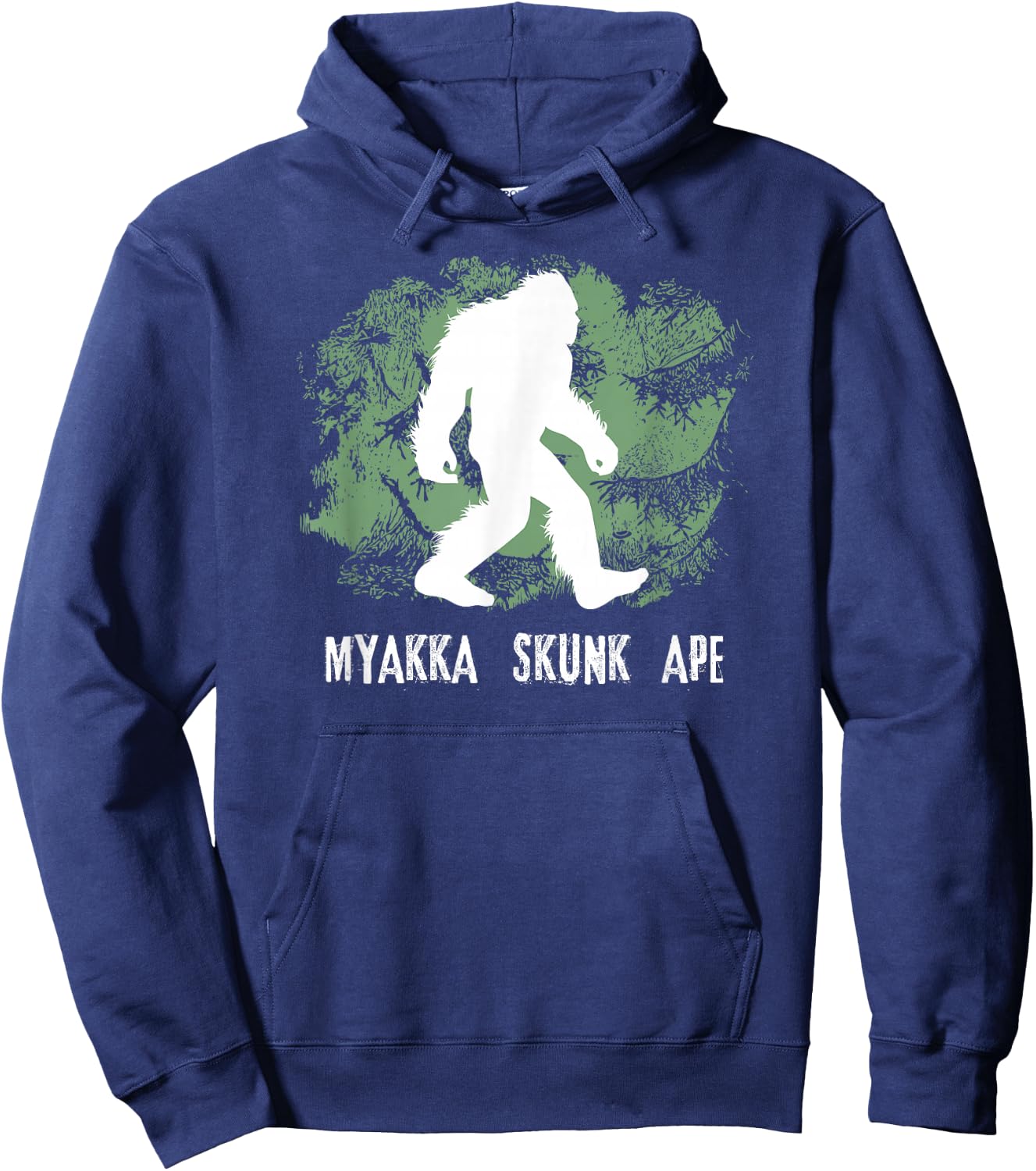 Myakka Skunk Ape Bigfoot Shirt, Swamp Sasquatch Gift Hoodie - Hoodie | Navy