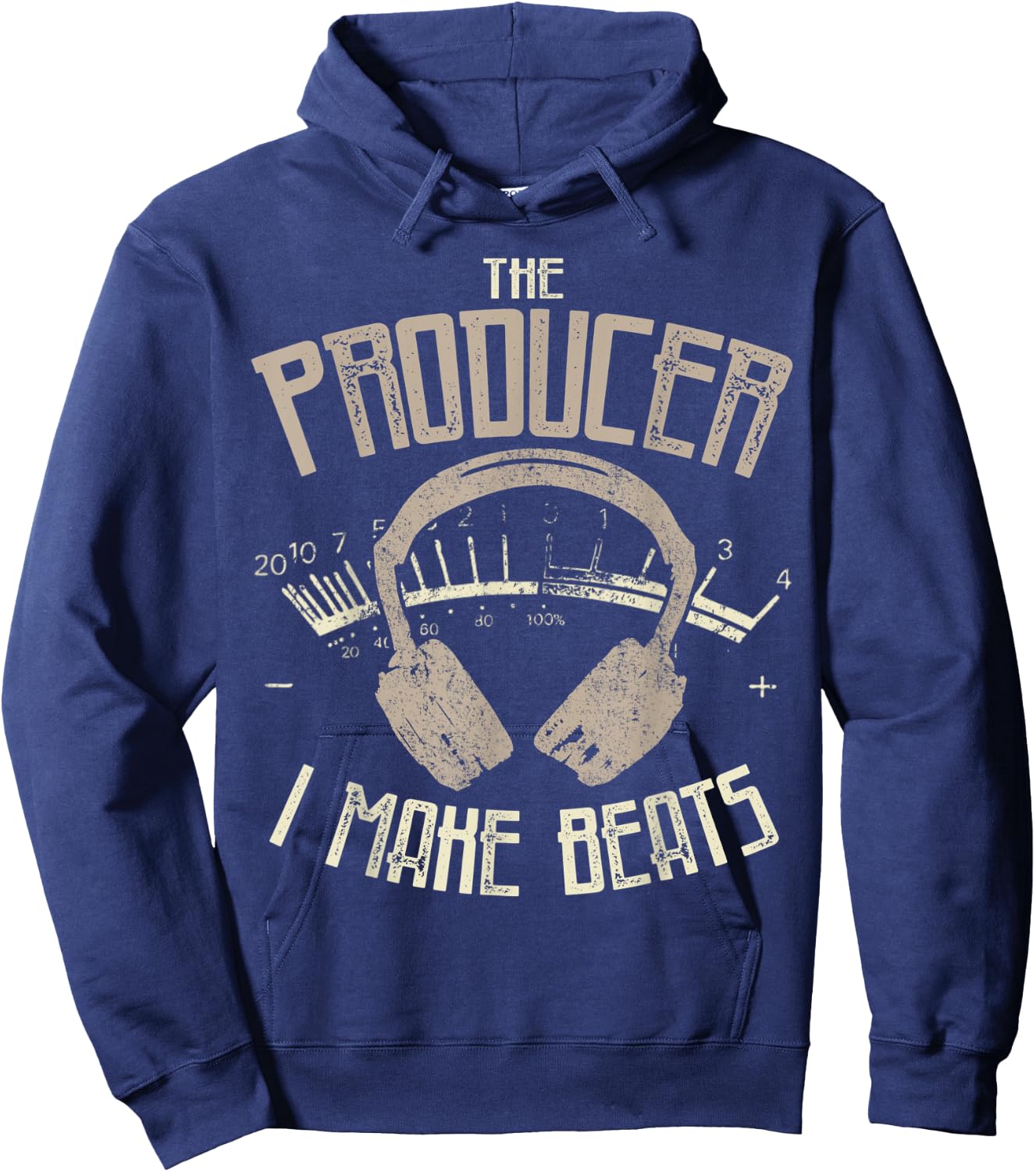 Dj funny Gift - I make beats the Producer Hoodie - Hoodie | Navy