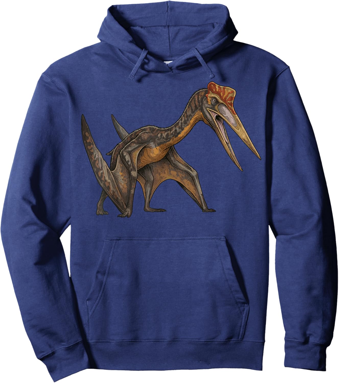 Quetzalcoatlus Illustration Hoodie - Hoodie | Navy