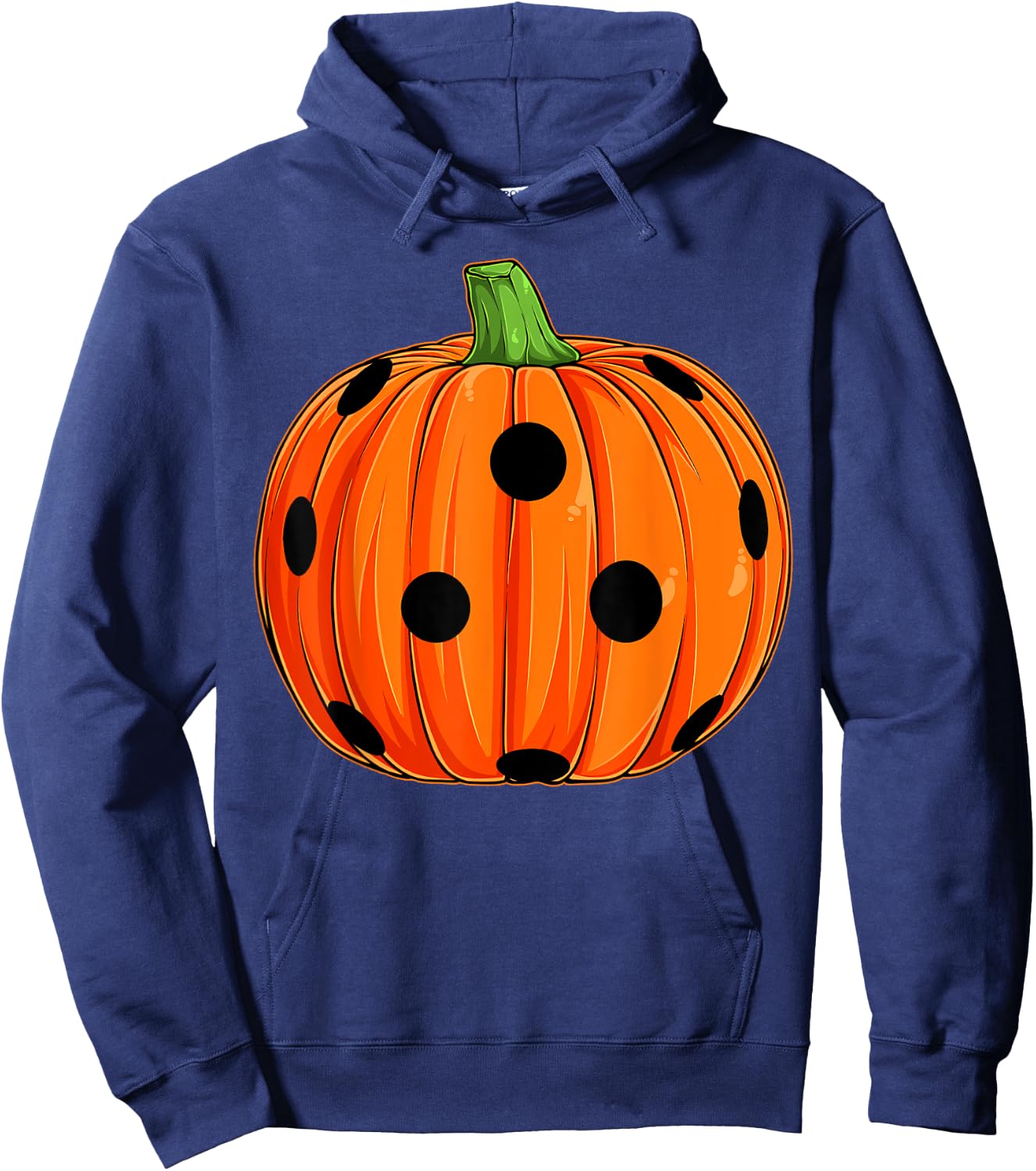 Funny Pickleball Pumpkin Happy Halloween Day Boys Men Women Hoodie - Hoodie | Navy