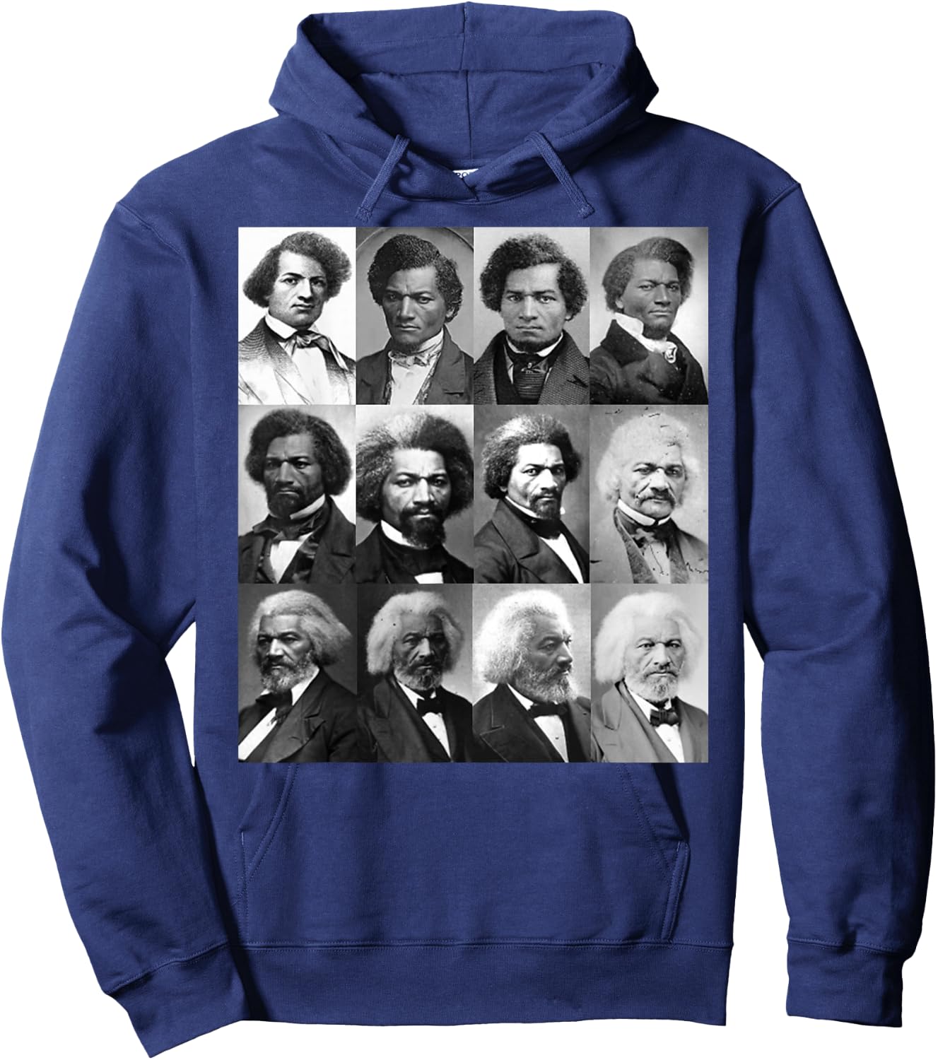 Life Of Frederick Douglass Shirt-Retro Black History Month Hoodie - Hoodie | Navy