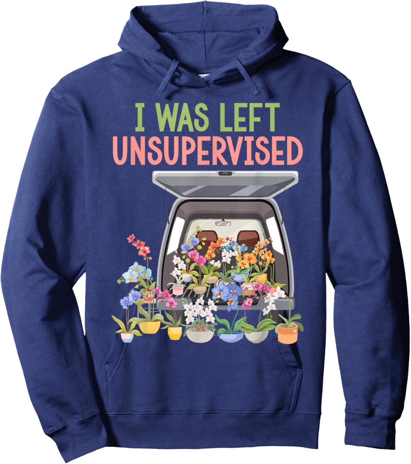 Orchids Funny Orchid Whisperer Orchid Grower Orchid Flower Hoodie - Hoodie | Navy