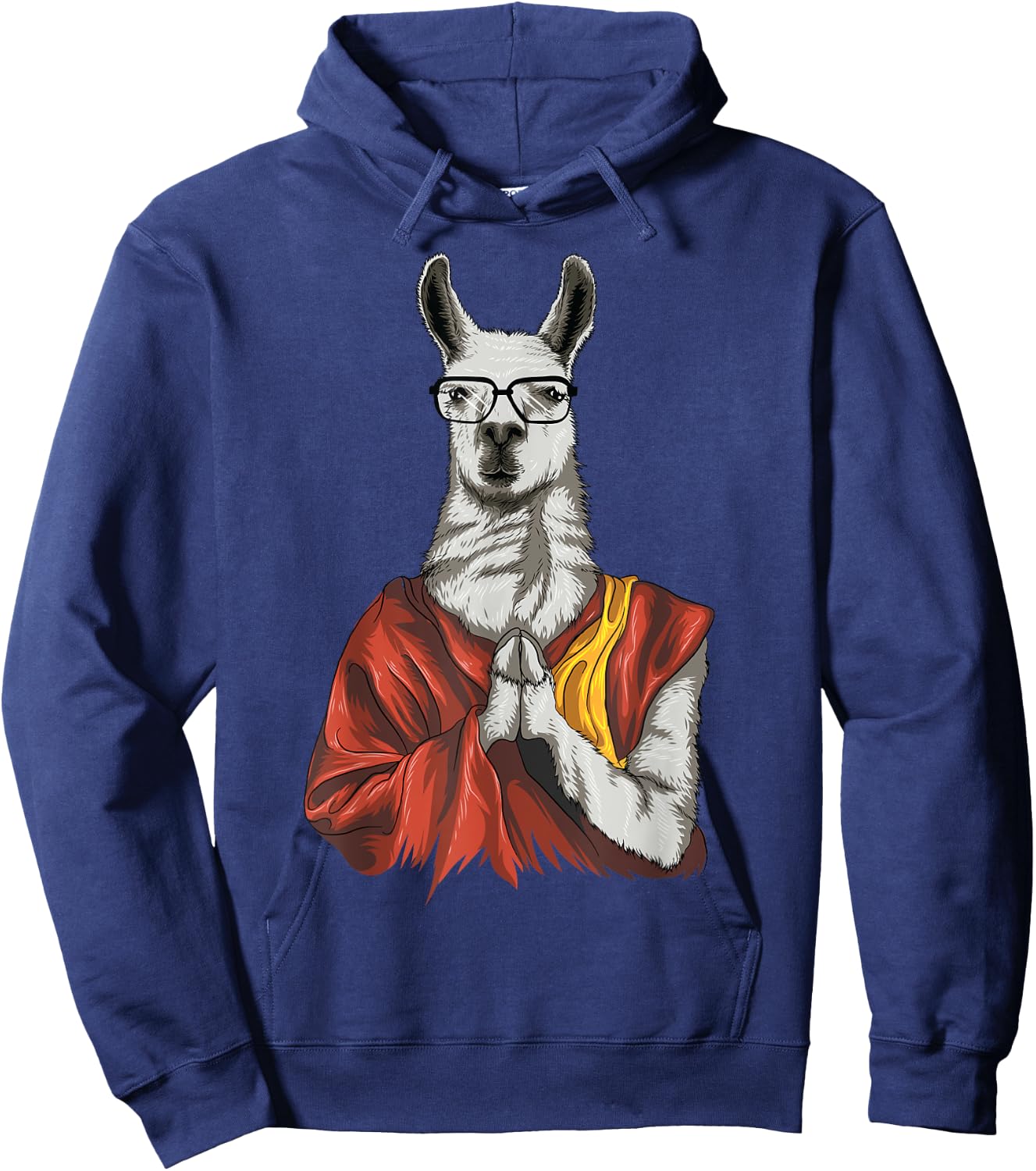 Dalai Lama Dali Llama | Cute Meditation Funny Gift Hoodie - Hoodie | Navy