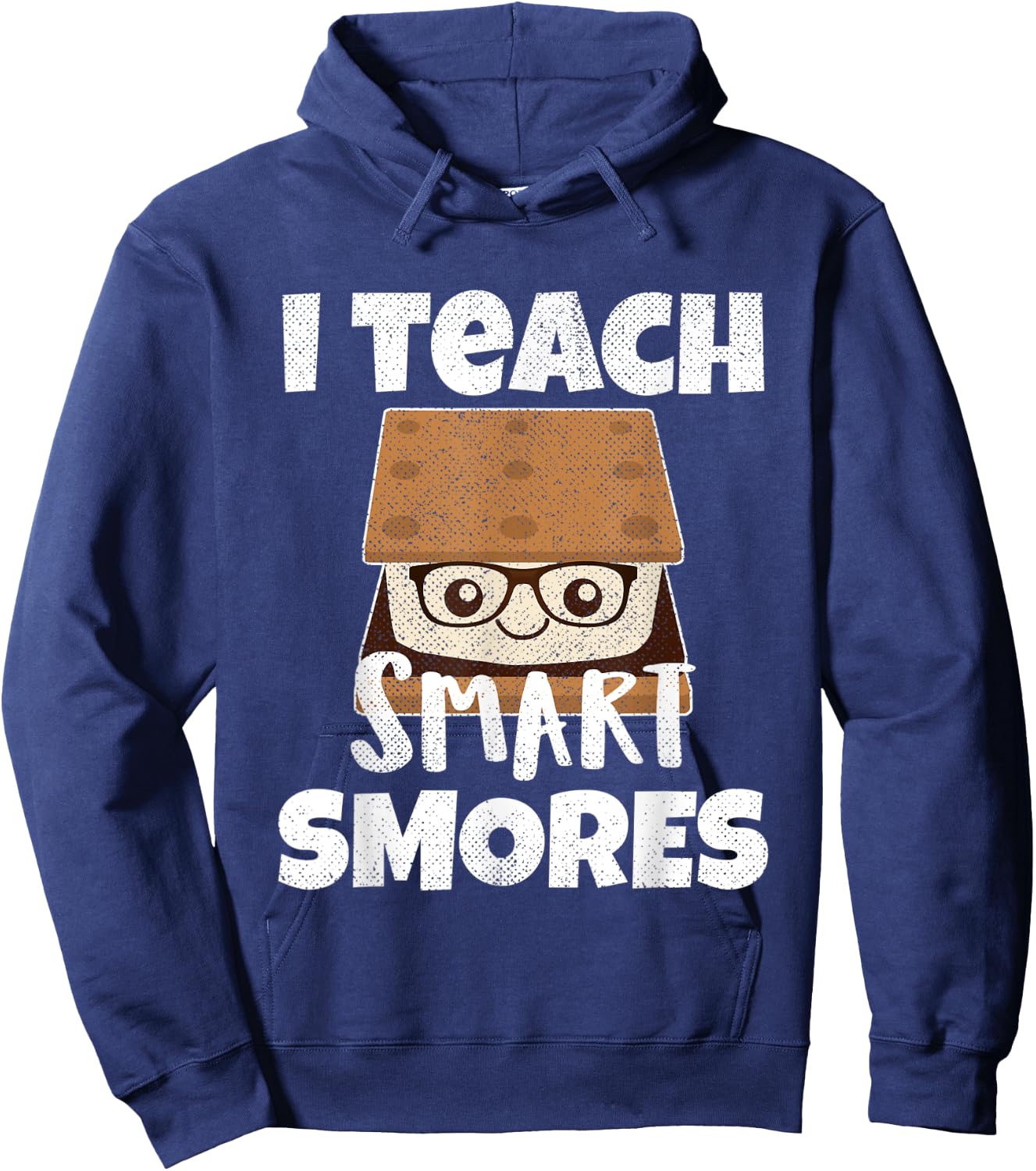 I Teach Smart Smores Teachers Back To School Nerd Gift Women Kids Hoodie - Hoodie | Navy