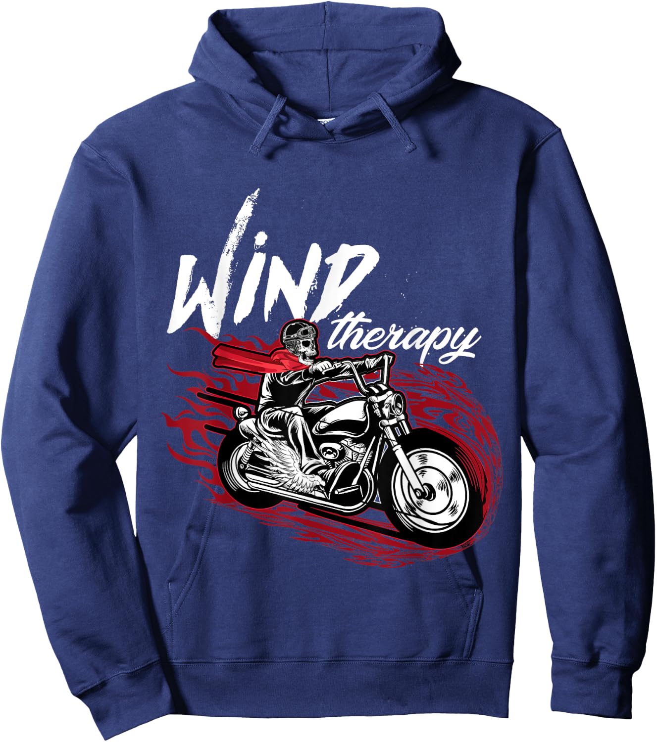 Wind Therapy Motorbike Motorcycle Men Women Hoodie - Hoodie | Navy