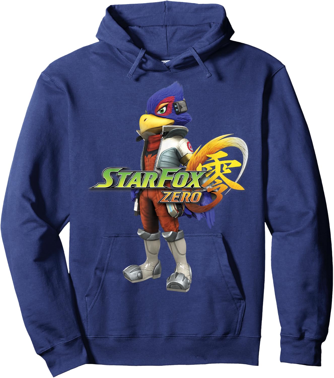 Nintendo Star Fox Zero Falco Logo Hoodie - Hoodie | Navy