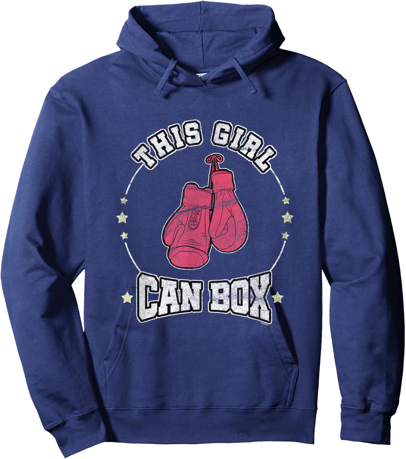 This Girl Can Box Cool Women Boxer Boxing Hoodie - Hoodie | Navy