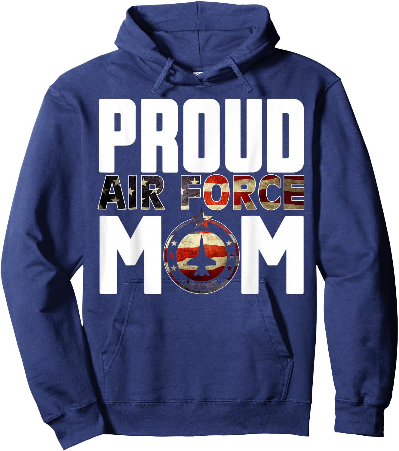 New Proud air force mom Gifts Hoodie - Hoodie | Navy