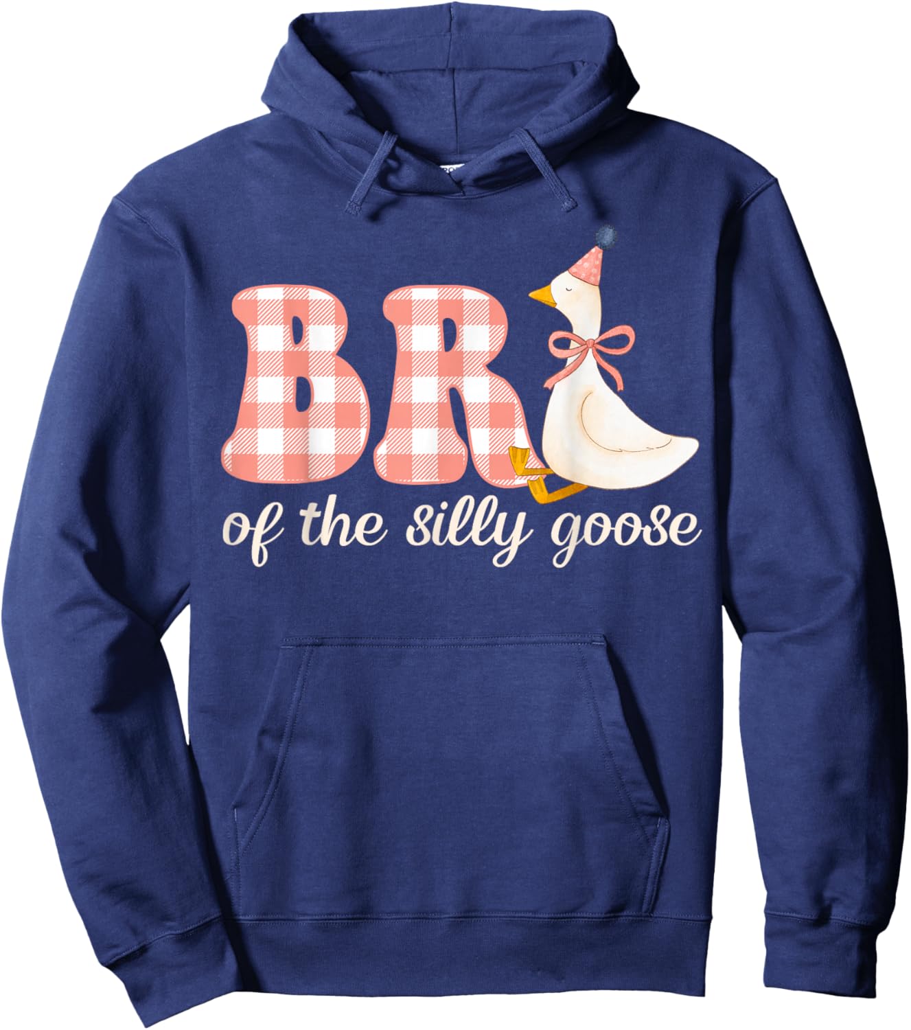 Brother of The Silly Goose Birthday Girl Family Matching Hoodie - Hoodie | Navy