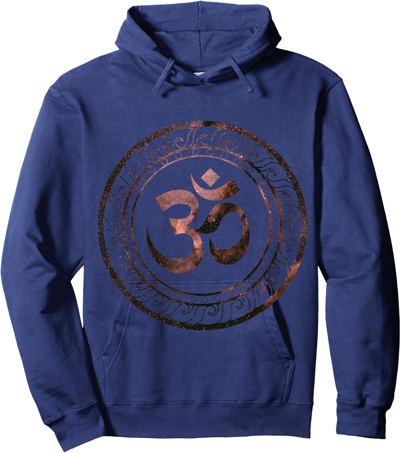 Om Ohm Aum Symbol Spiritual Yoga Gift Hoodie - Hoodie | Navy