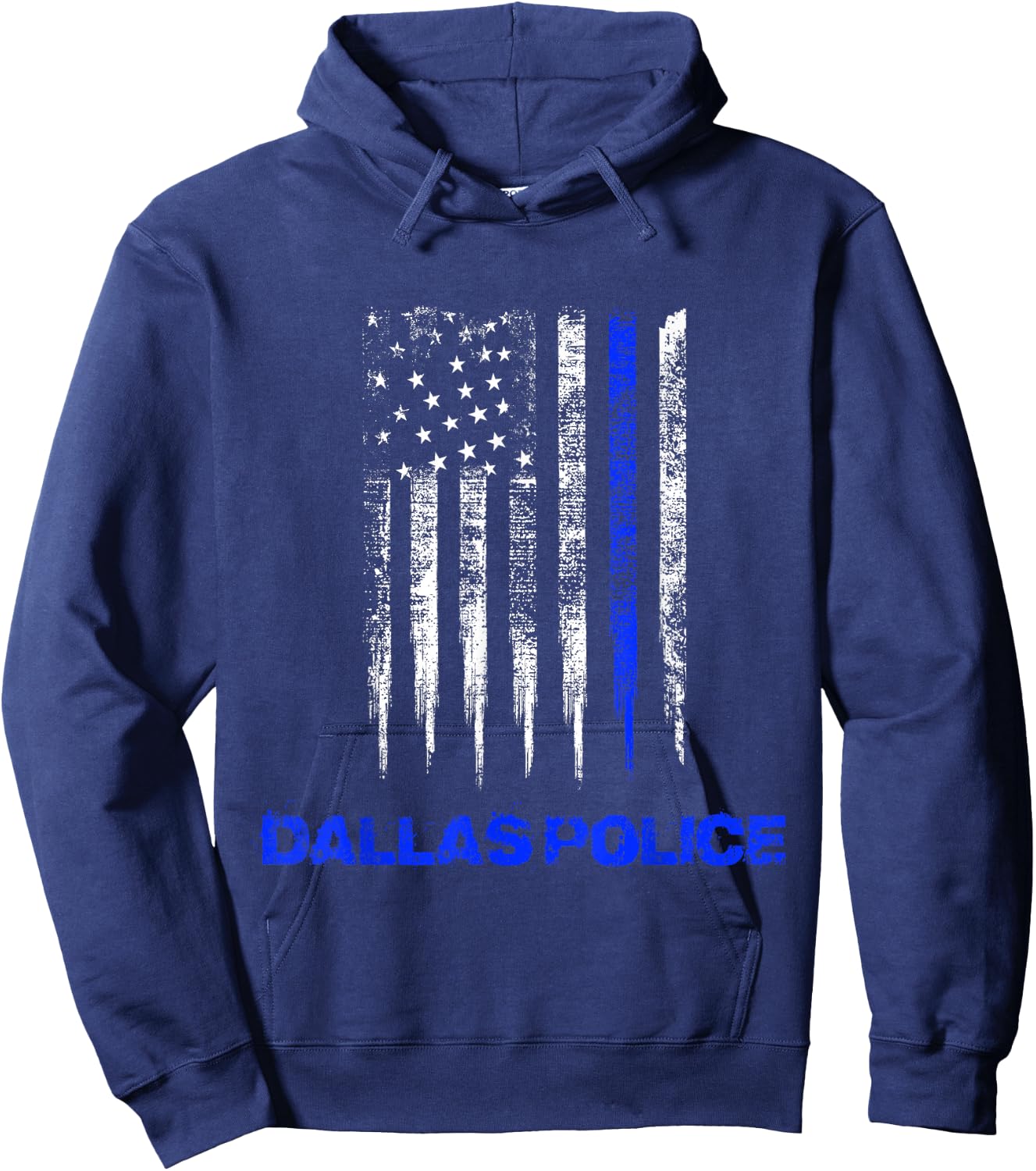 Dallas Police thin blue line Hoodie - Hoodie | Navy