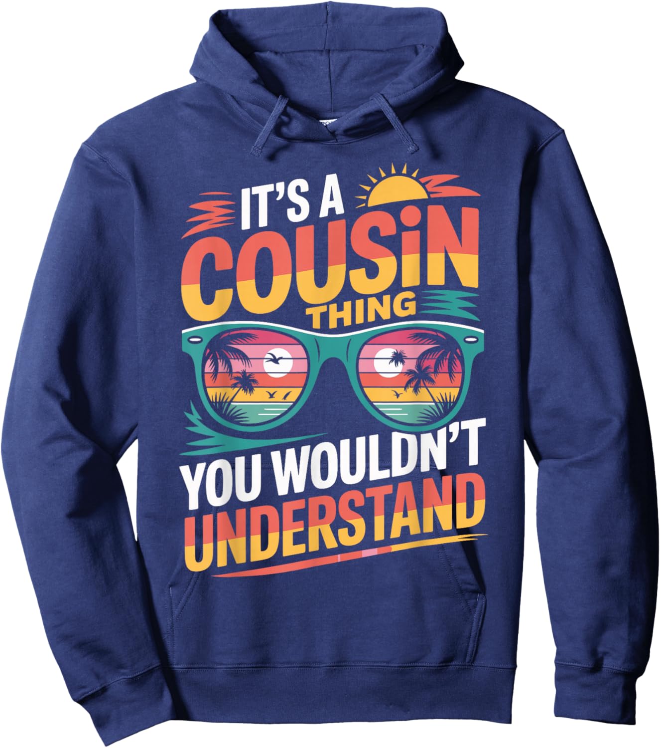 It's A Cousin Thing Matching Cousin Crew Vacation Hoodie - Hoodie | Navy