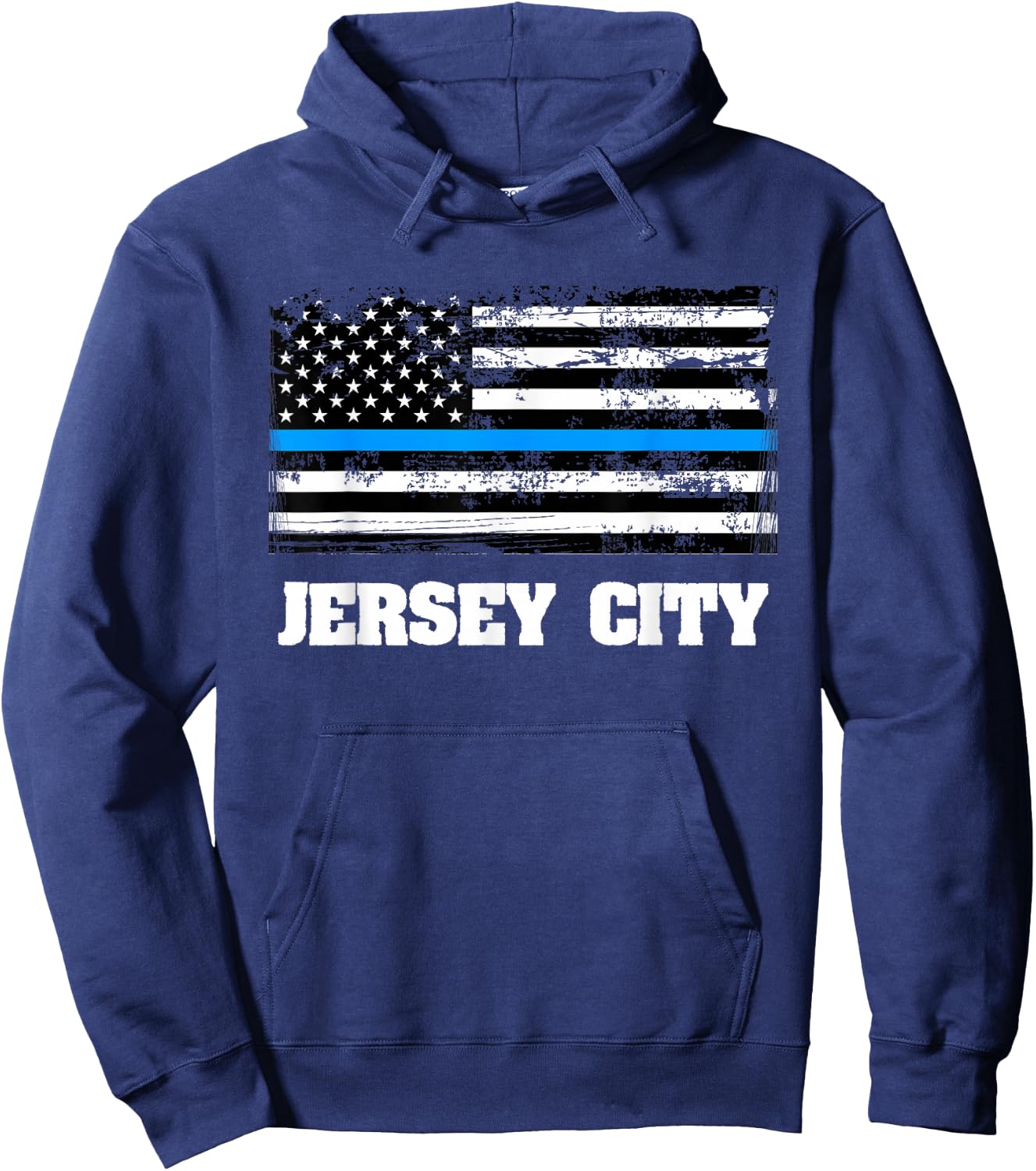 Police of Jersey Flag Hoodie - Hoodie | Navy