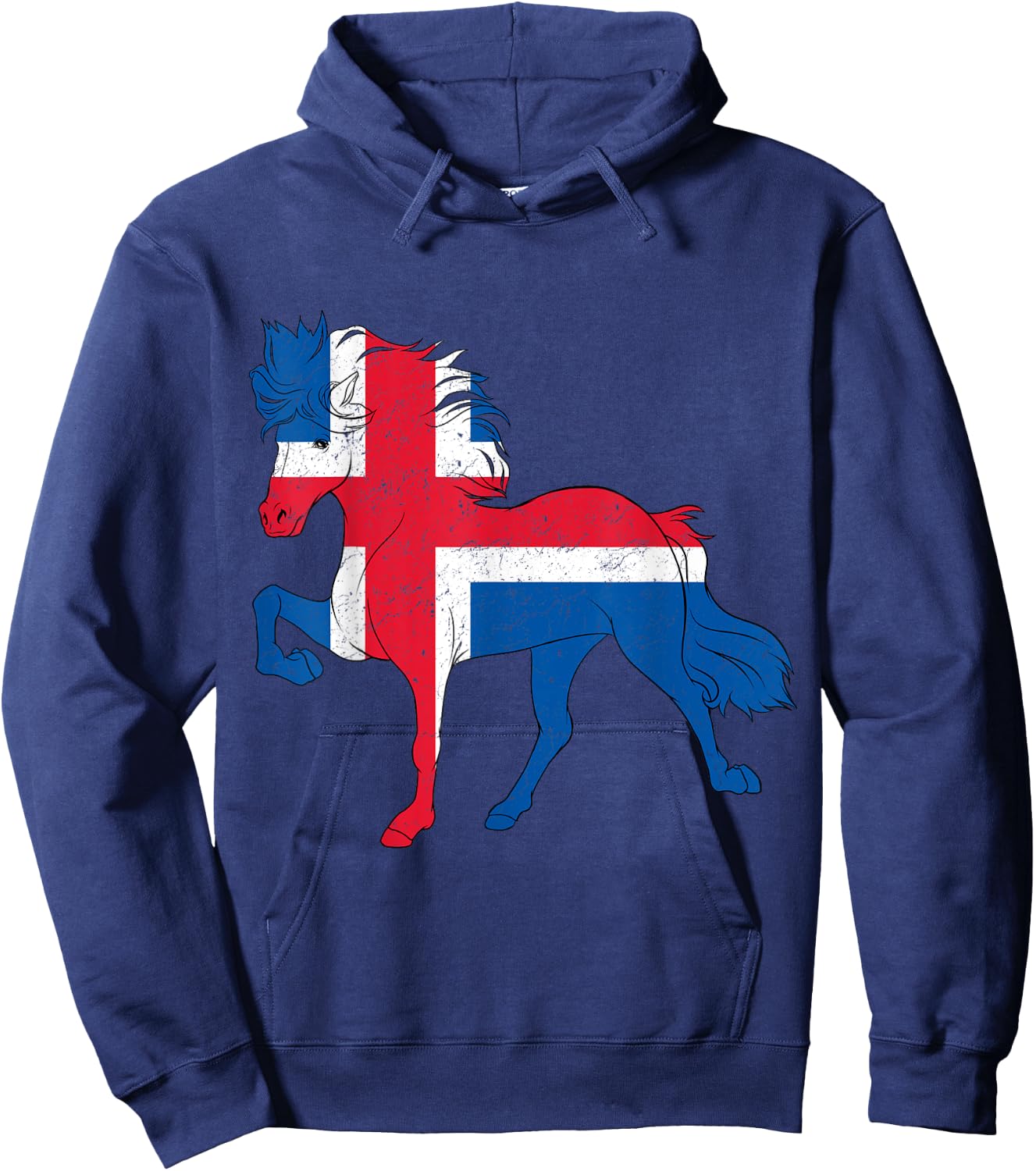 Tolt Heartbeat dressage pony Rider Women Men Icelandic Horse Hoodie - Hoodie | Navy