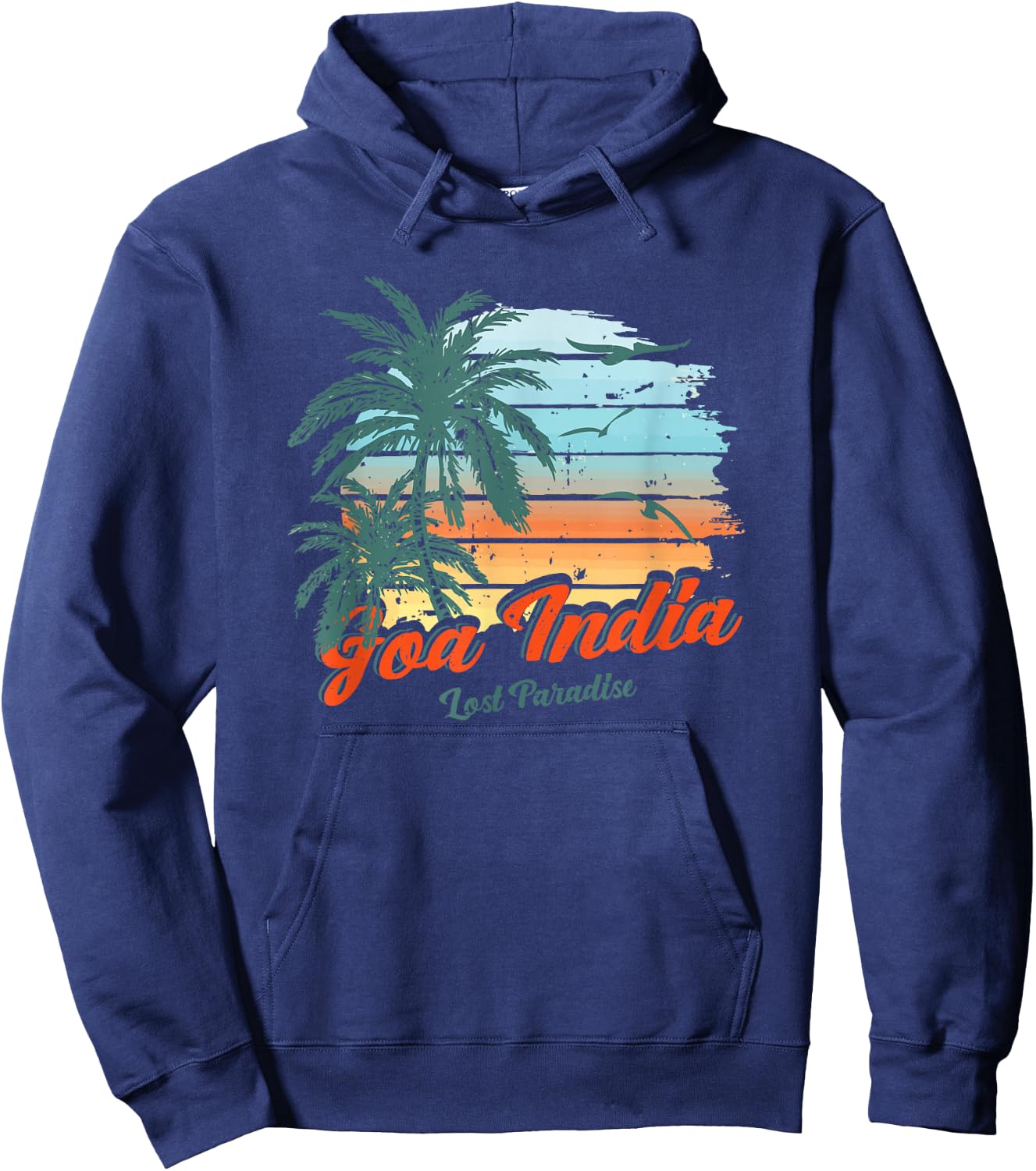 Goa India Beach Shirt Lost Paradise Hoodie - Hoodie | Navy