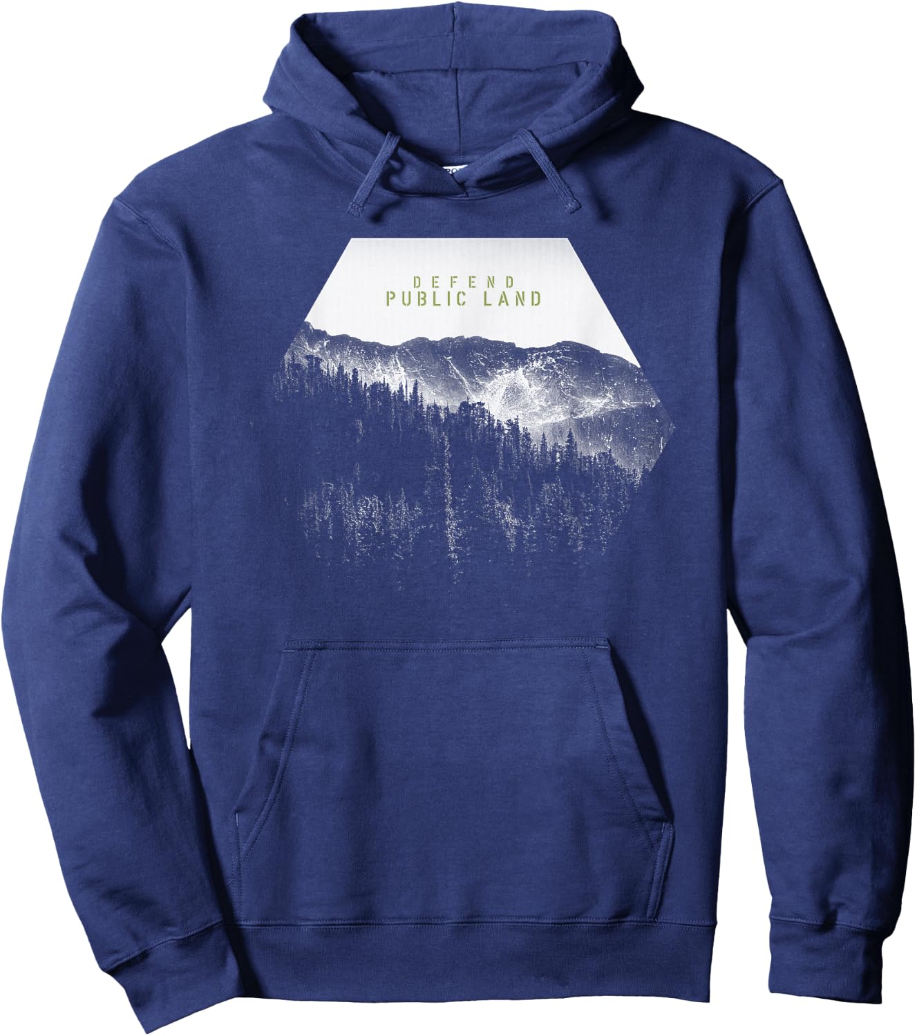 Defend Public Land Hoodie - Hoodie | Navy