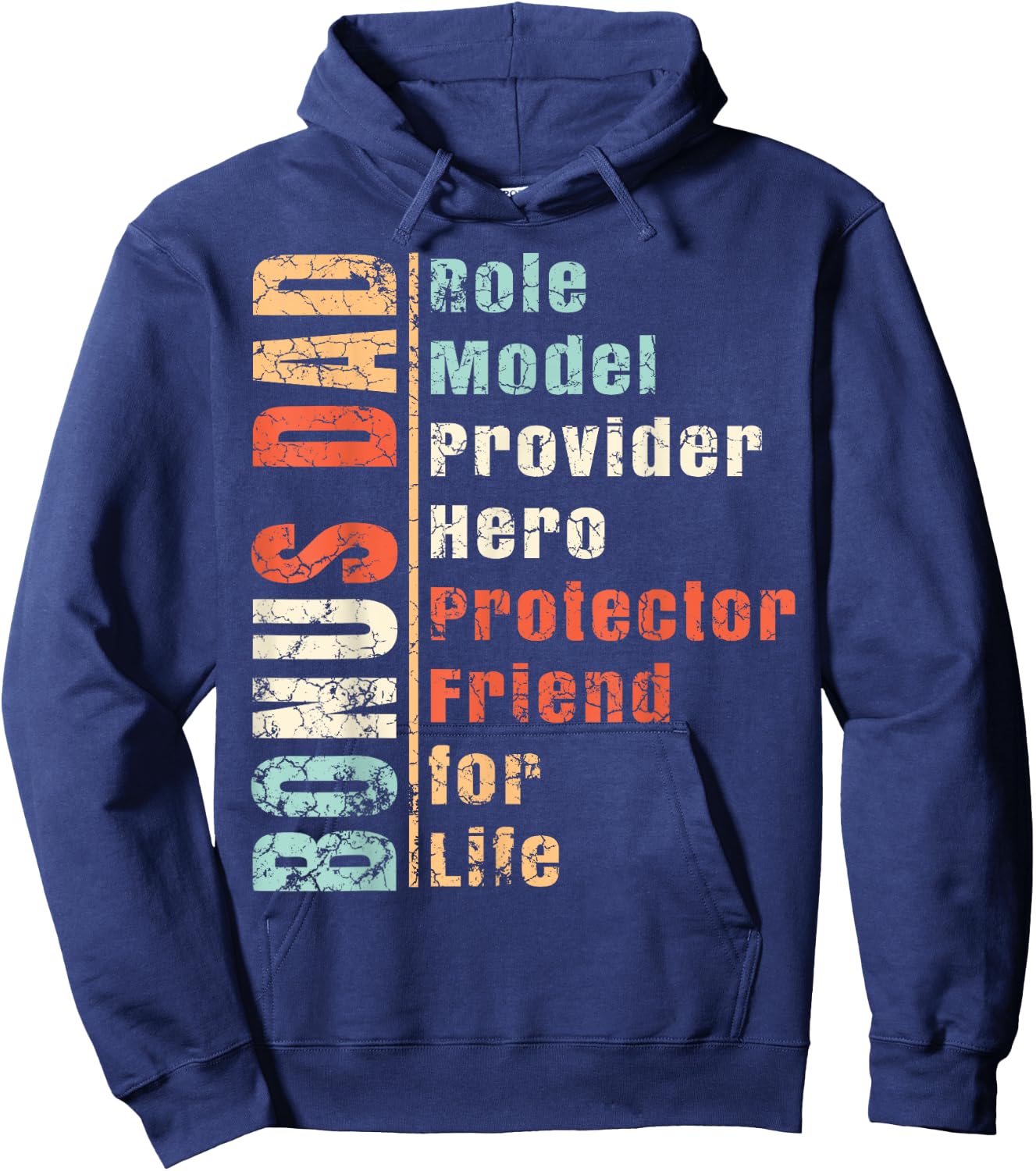 Step Dad Shirt Gift Best Bonus Dad Ever For Stepdad Hoodie - Hoodie | Navy
