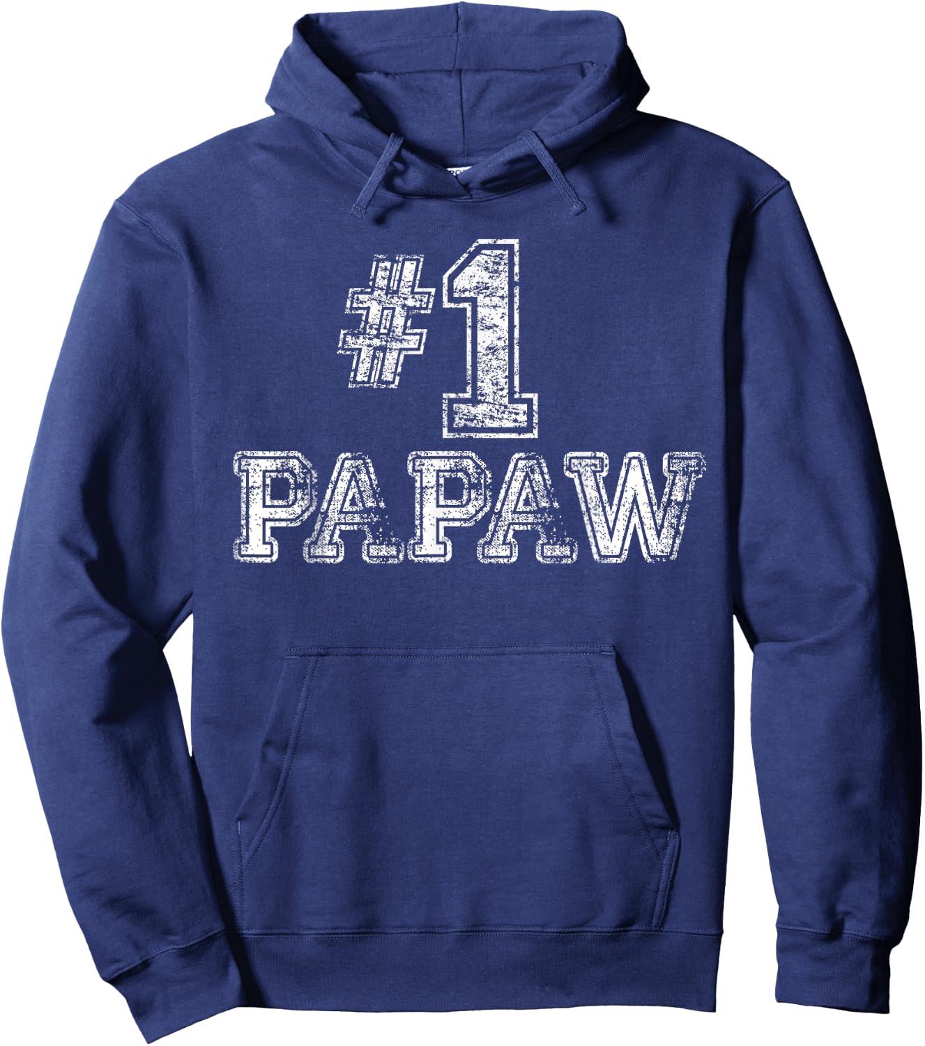 #1 PaPaw T Shirt - Number One Father's Day Gift Hoodie - Hoodie | Navy