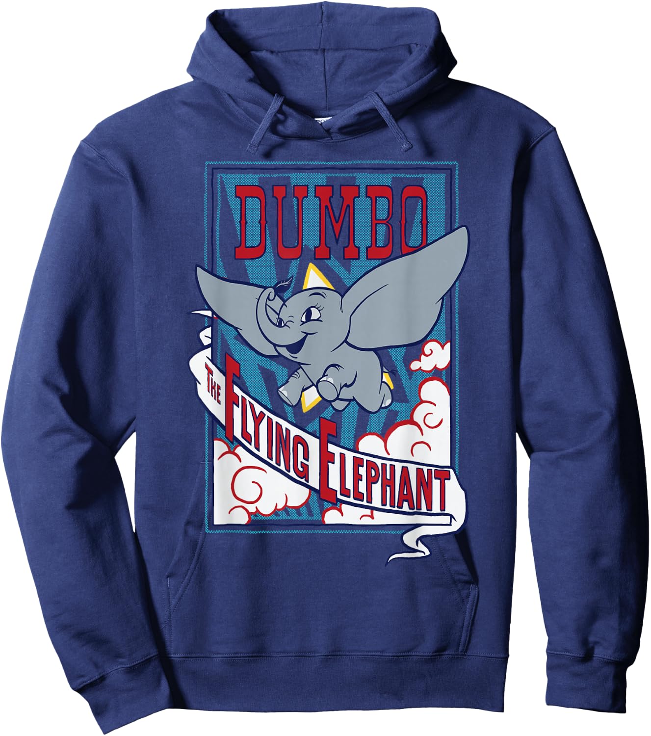 Dumbo - The Flying Elephant Hoodie - Hoodie | Navy