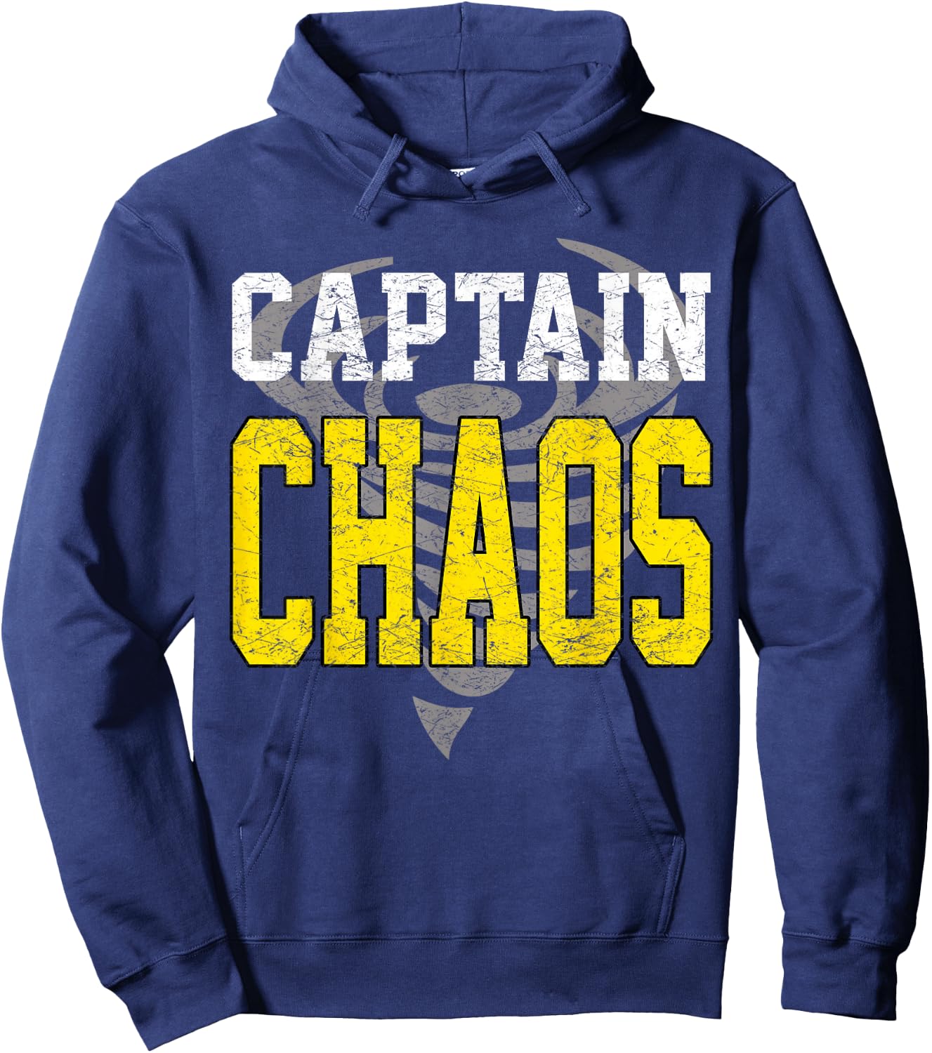 Captain Chaos Shirt For Parent Teacher Or Crazy Child Hoodie - Hoodie | Navy