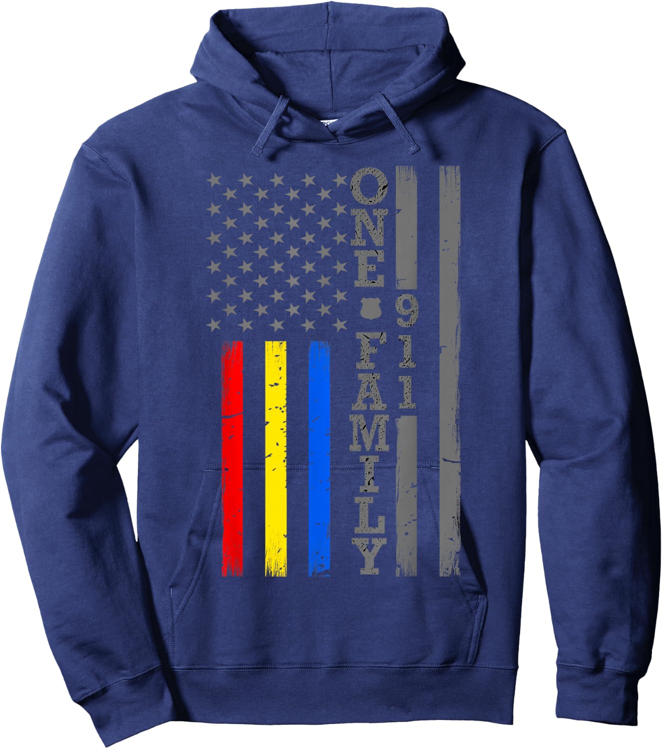 Fire Police Dispatcher 911 Emergency Services Hoodie - Hoodie | Navy