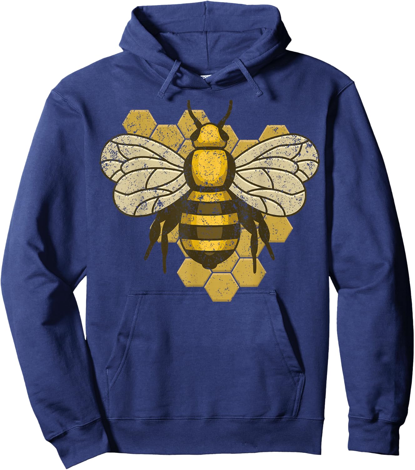 Retro Beekeeper Beekeeping Bumblebee Vintage Save The Bees Hoodie - Hoodie | Navy