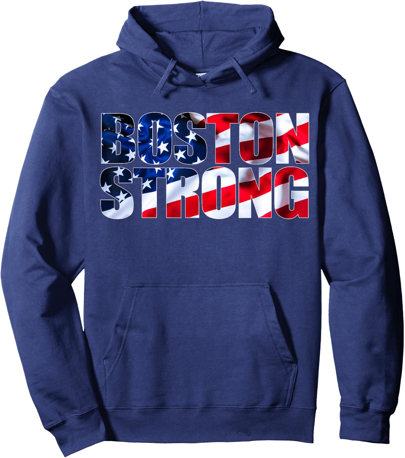 Boston Strong - USA Hoodie - Hoodie | Navy