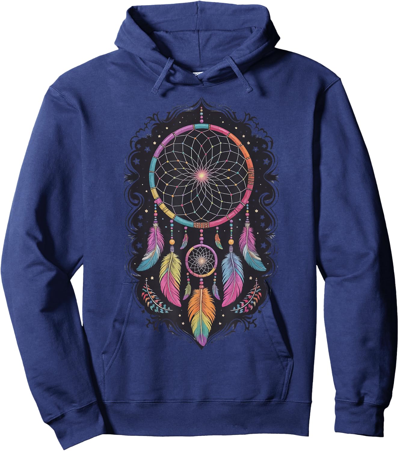 Dream Catcher Native American Tribal Hoodie - Hoodie | Navy