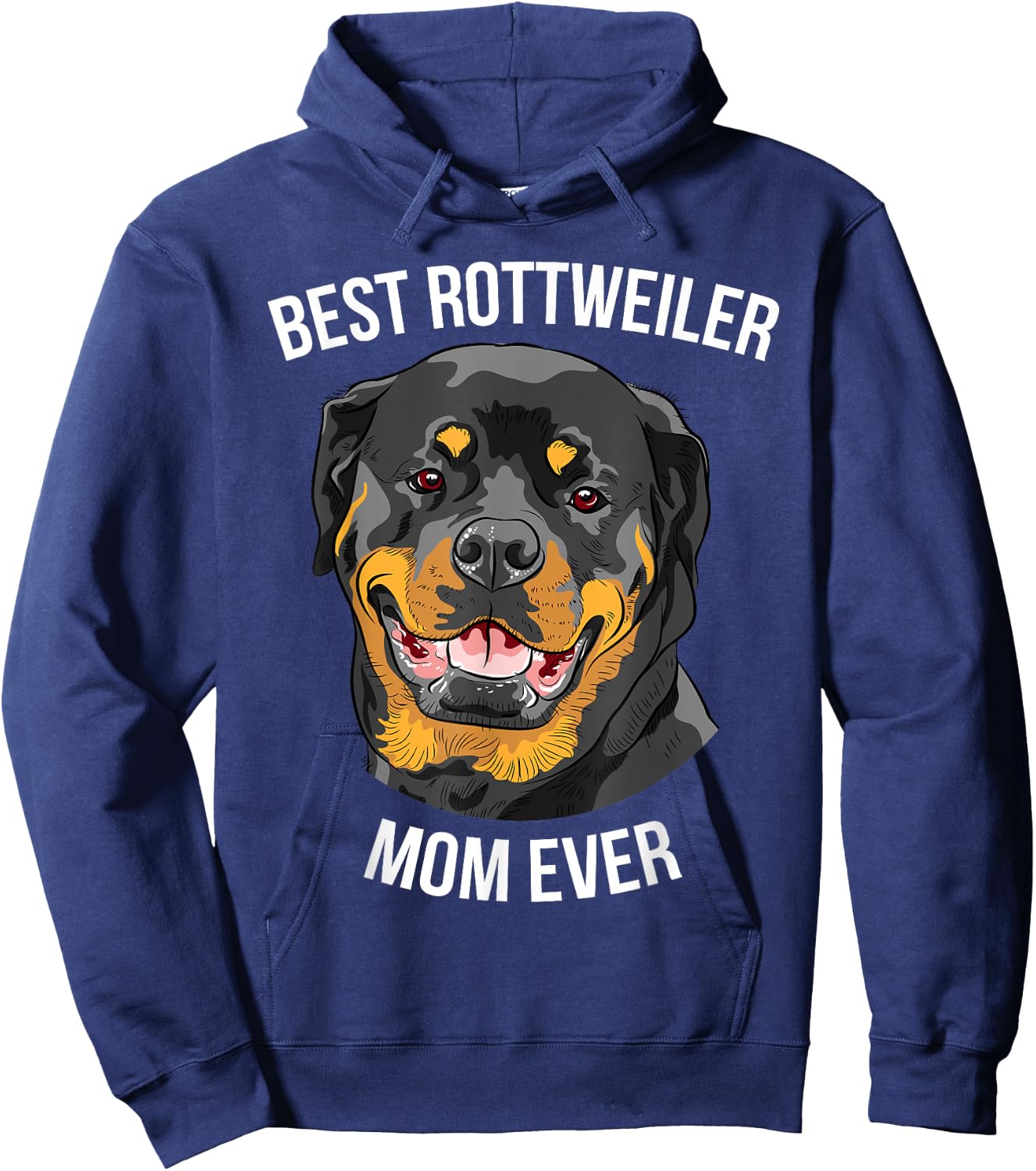 BEST ROTTWEILER MOM EVER Gift Rottie Hoodie - Hoodie | Navy