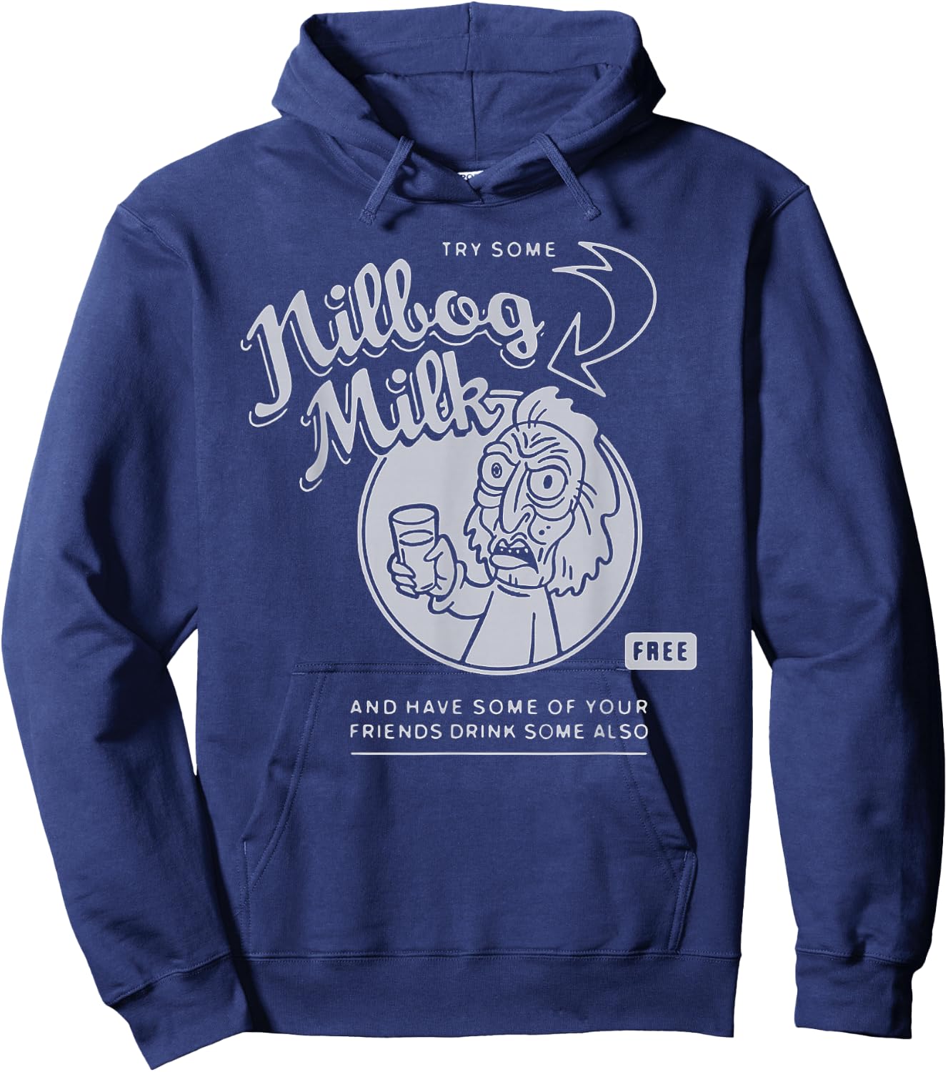 Nilbog Milk - Goblins Hoodie - Hoodie | Navy