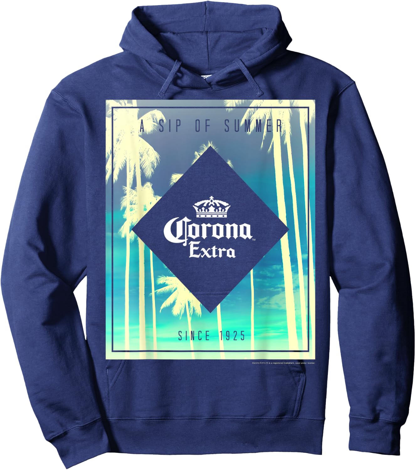 Officially Licensed Corona Extra Mulicolor Hoodie - Hoodie | Navy