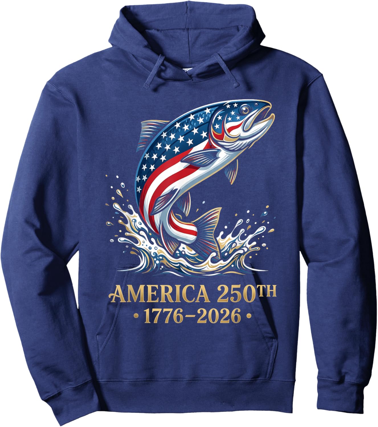 T-Shirt Hoodie - Hoodie | Navy