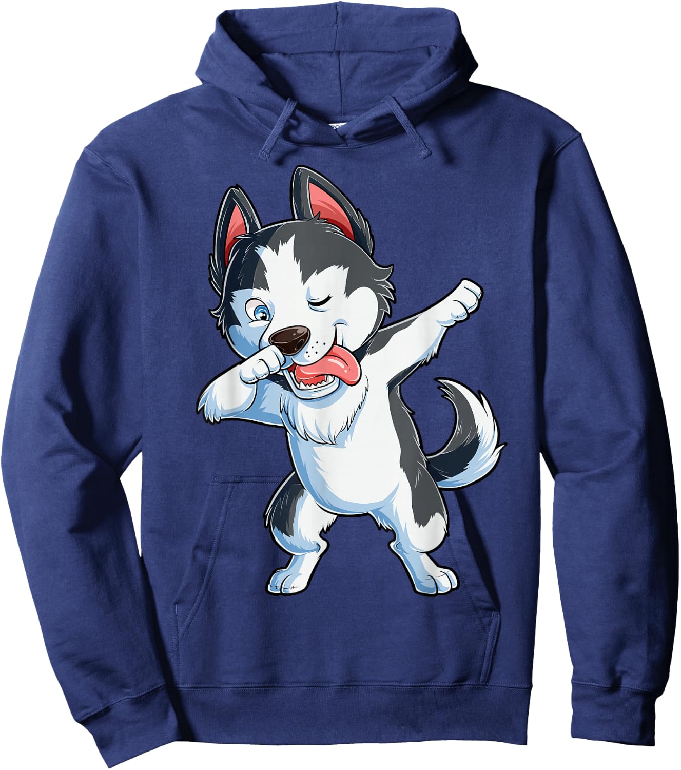 Dabbing Siberian Husky Dog Lover Boys Kids Dab Funny Gifts Hoodie - Hoodie | Navy