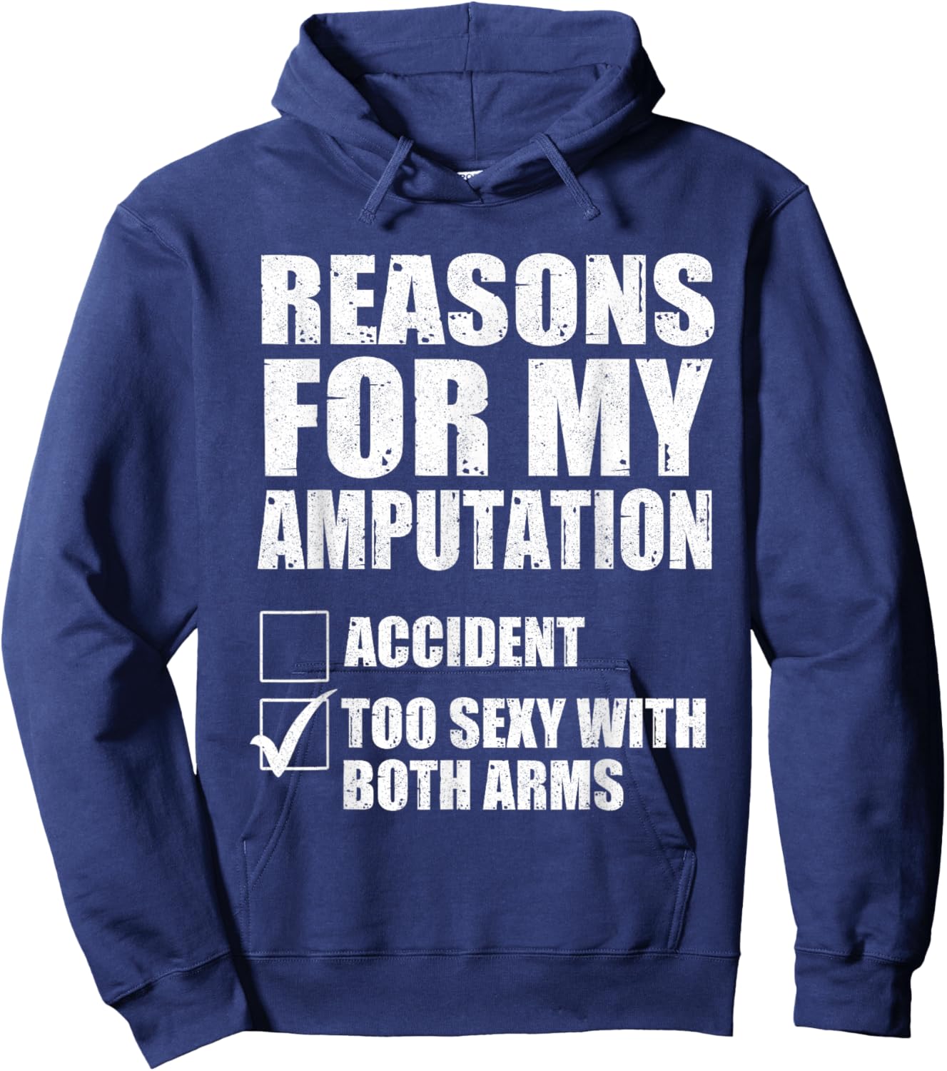 Arm Amputation Arm Amputee Hoodie - Hoodie | Navy