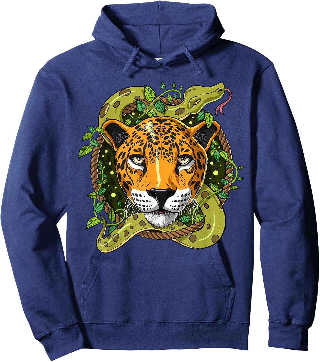 Jaguar Snake Forest Jungle Animals Jaguar Lover Hoodie - Hoodie | Navy