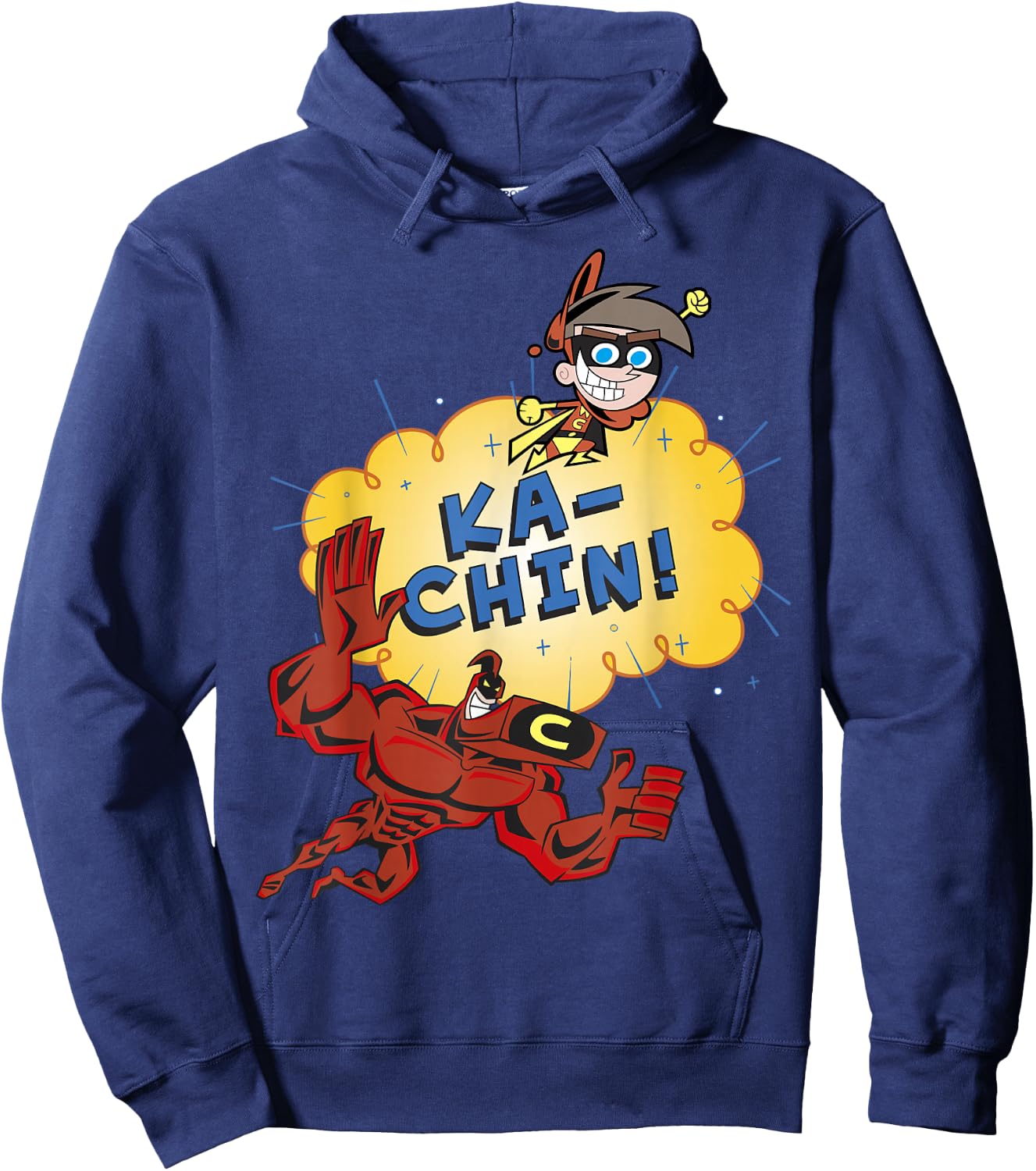 The Fairly OddParents Crimson Chin And Cleft Ka-Chin Hoodie - Hoodie | Navy