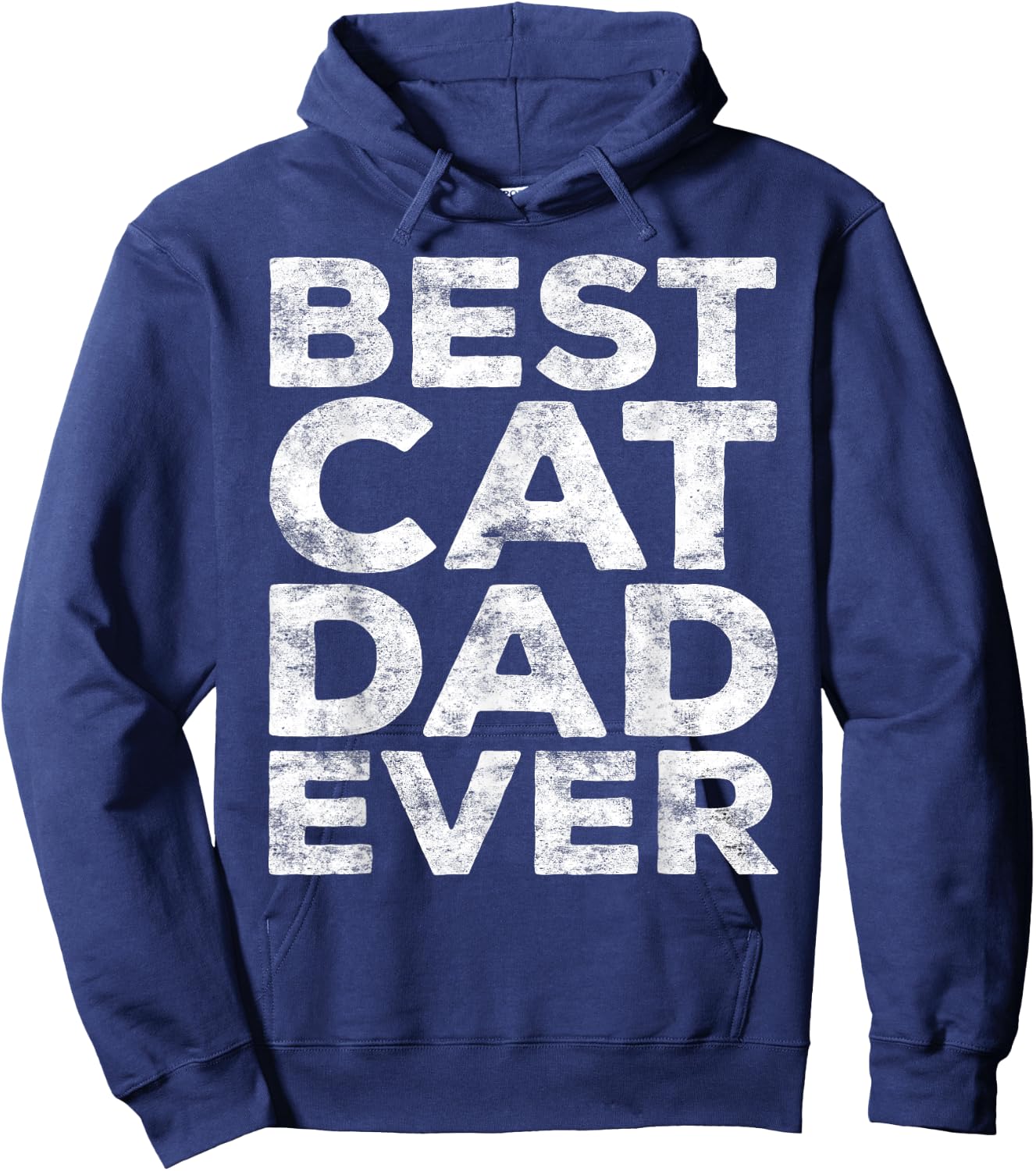 Best Cat Dad Ever Shirt Men Fathers Day Best Cat Dad Hoodie - Hoodie | Navy