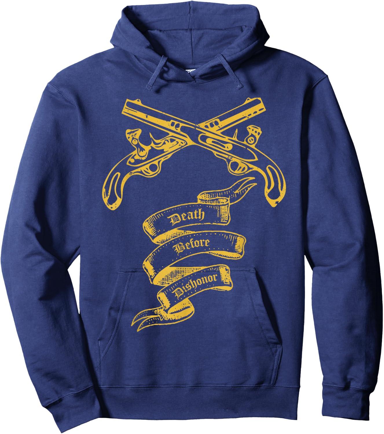 Death before Dishonor Shirt Hoodie - Hoodie | Navy