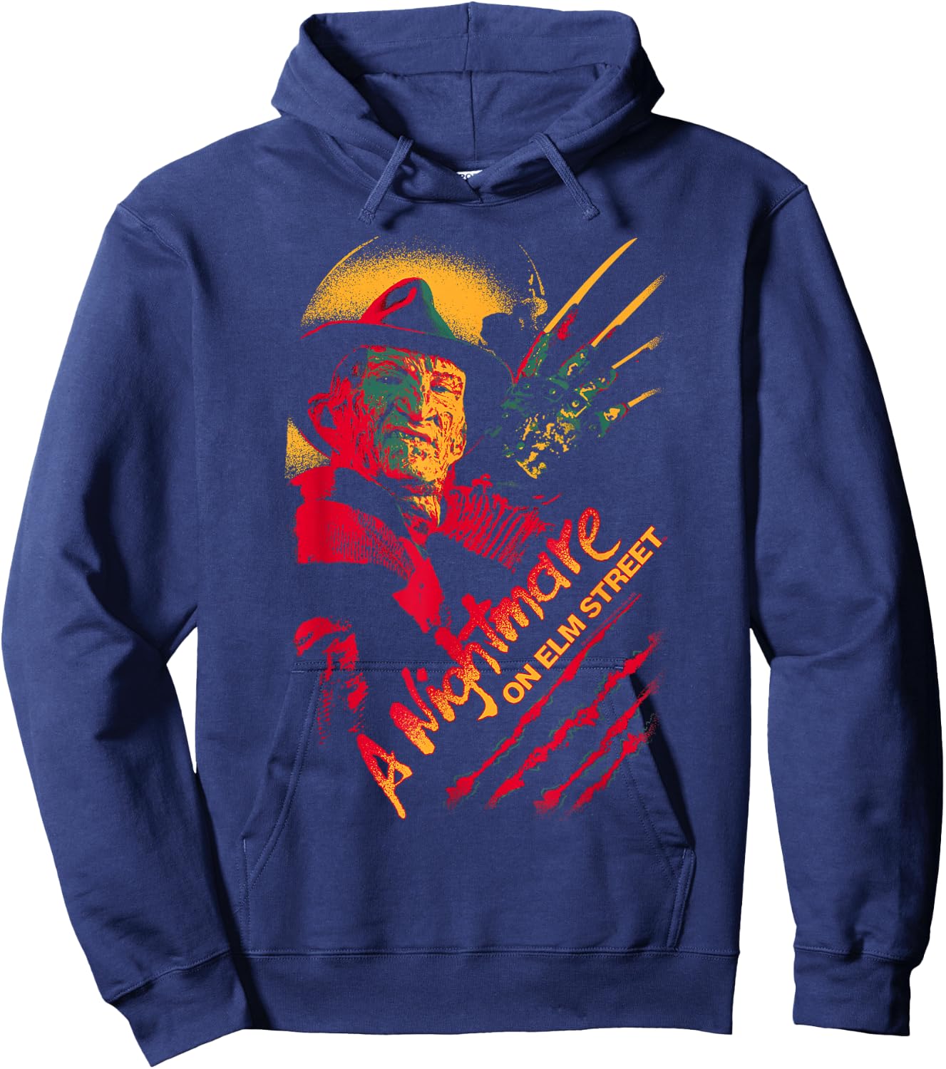 Nightmare on Elm Street Freddy Claws Hoodie - Hoodie | Navy