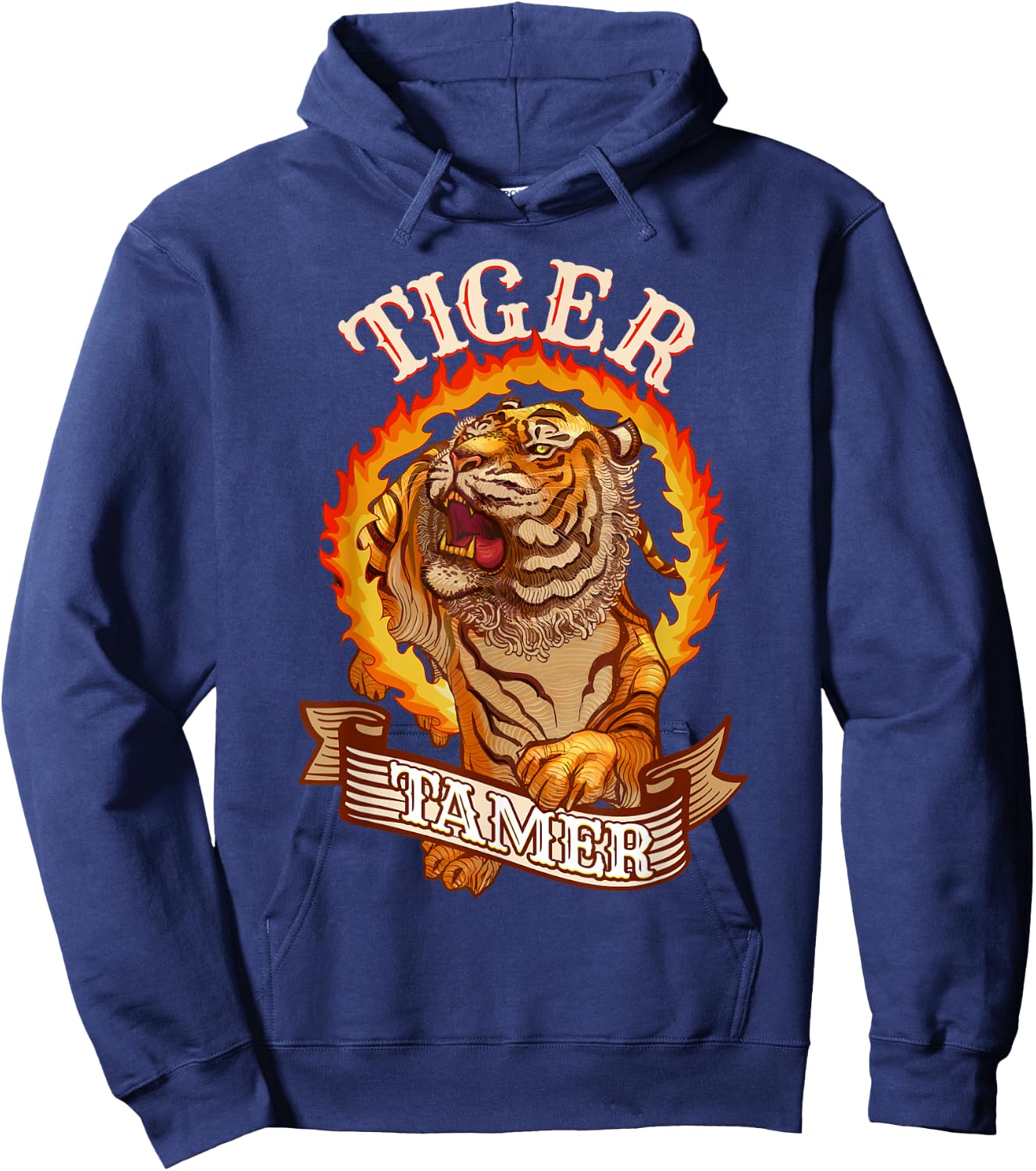Circus Tiger Shirts - Circus Shirts - Circus Tiger Costume Hoodie - Hoodie | Navy