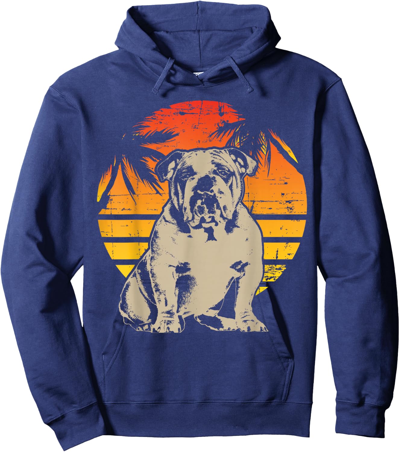 English Bulldog British Bulldog Hoodie - Hoodie | Navy