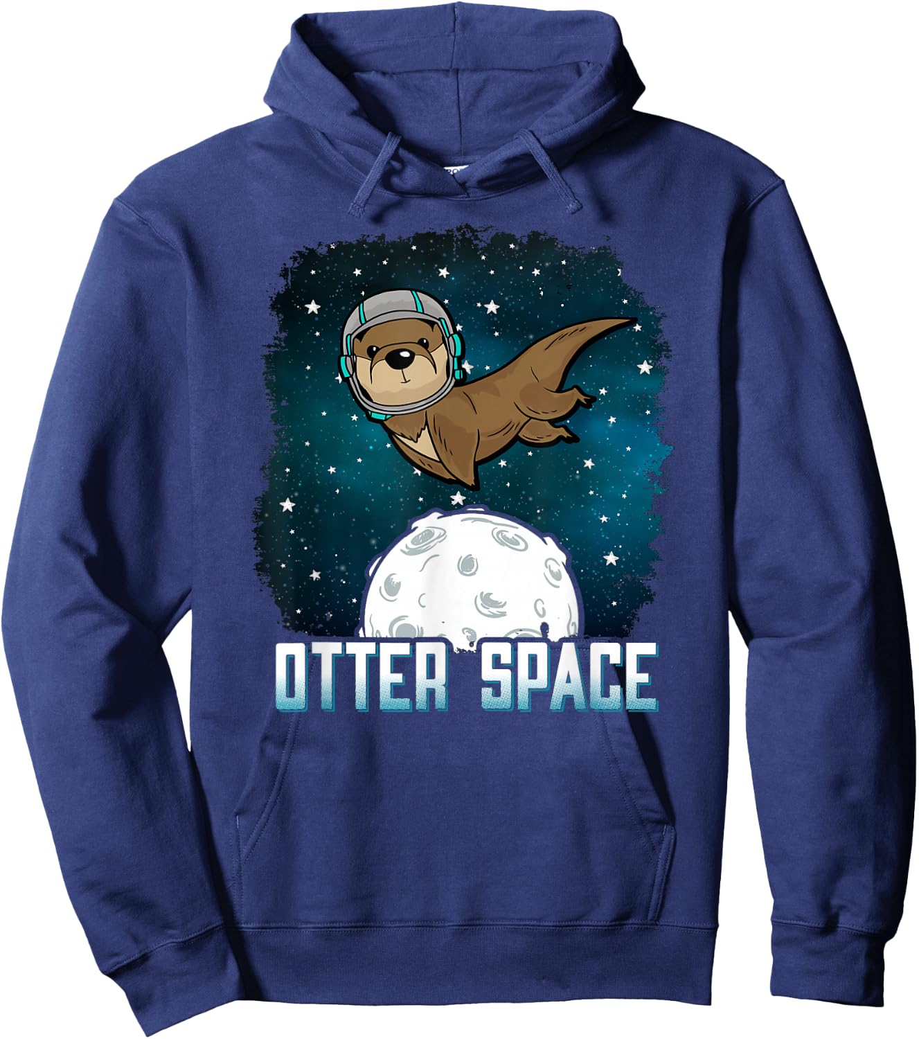 Otter Space Animal Hoodie - Hoodie | Navy
