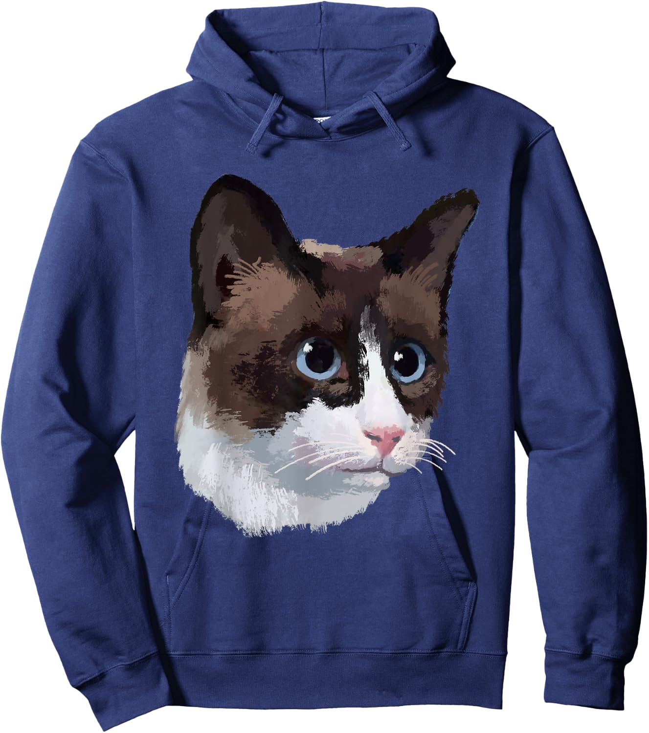 Snowshoe Cat T Shirt Men Women Kids Hoodie - Hoodie | Navy