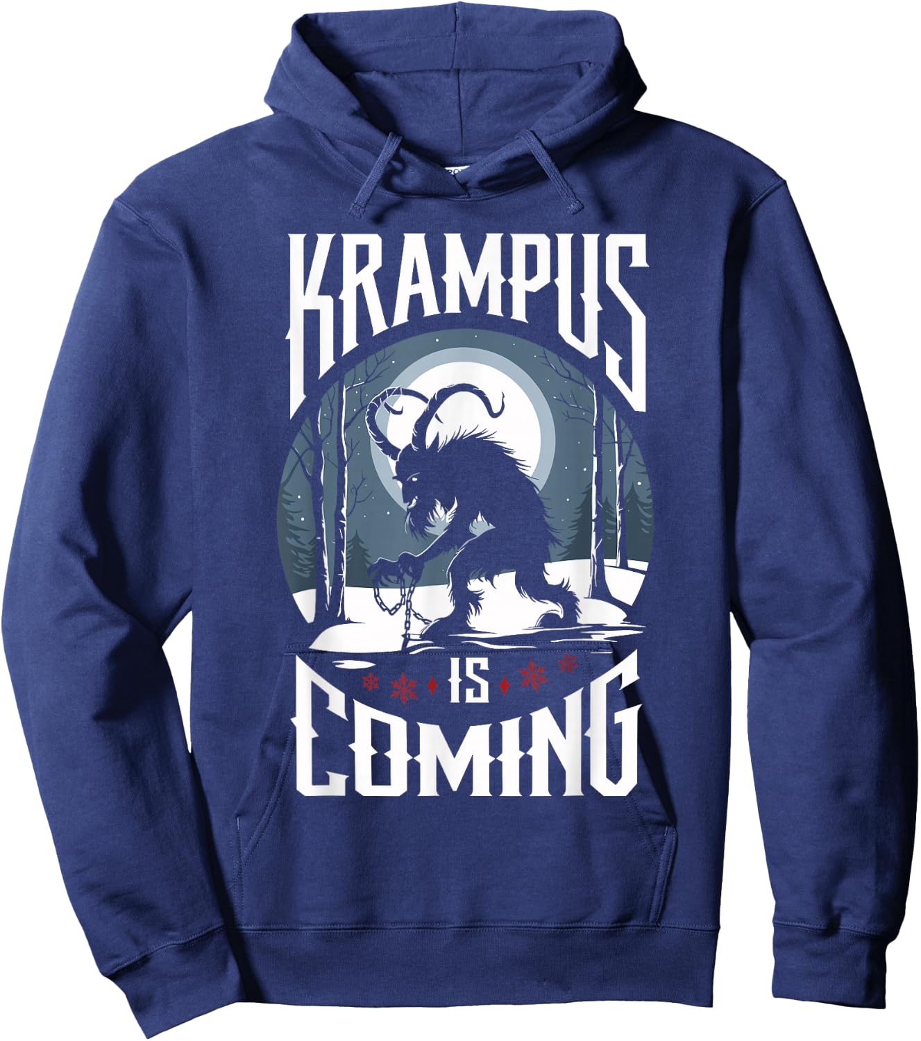 Krampusnacht Christmas Monster Krampus Lover Festive Horror Hoodie - Hoodie | Navy